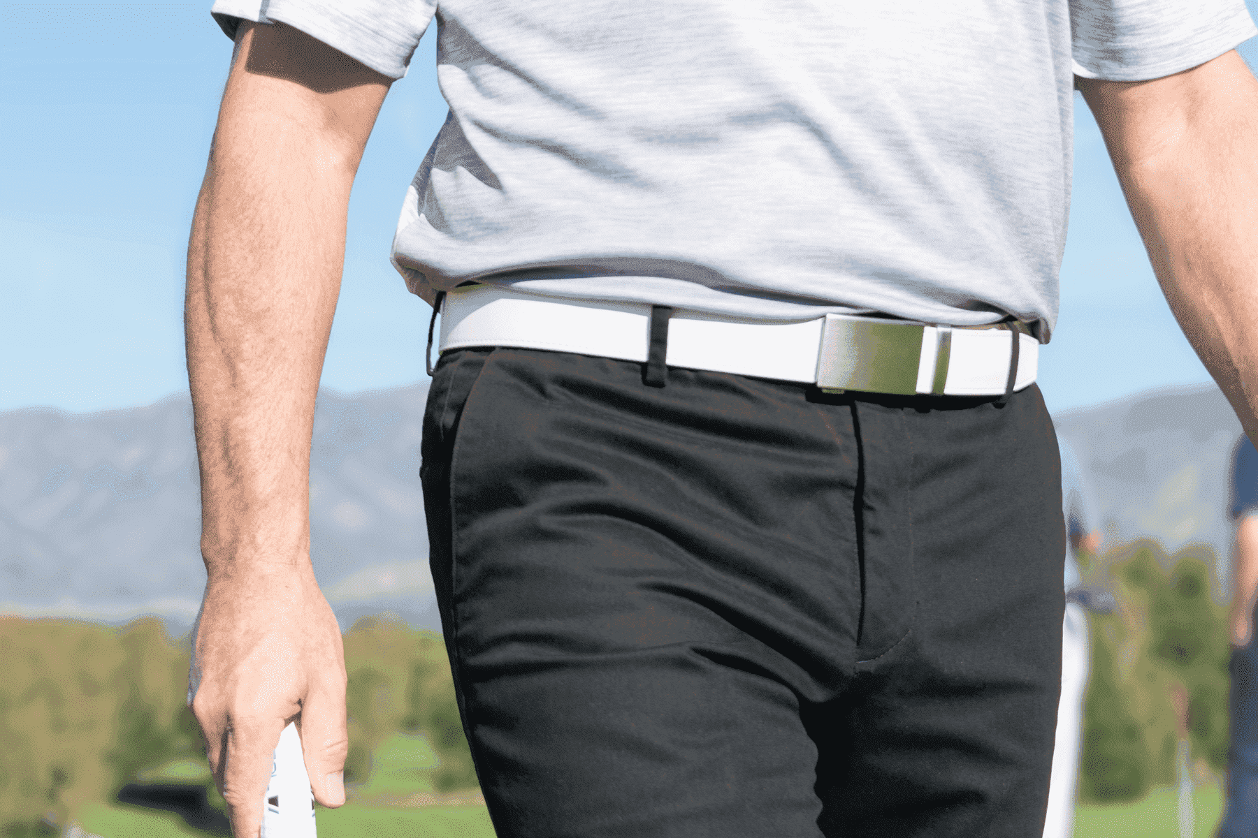 Leather Golf Belts: Shield Series