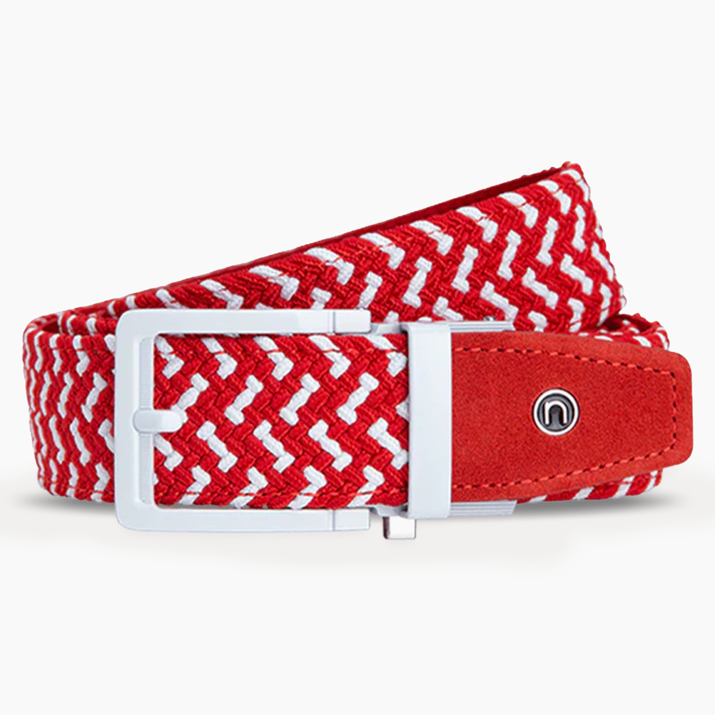 Braided Rosso, 1 3/8" Strap, Golf Belt