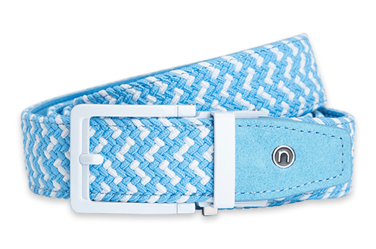 Blue golf belt best sale