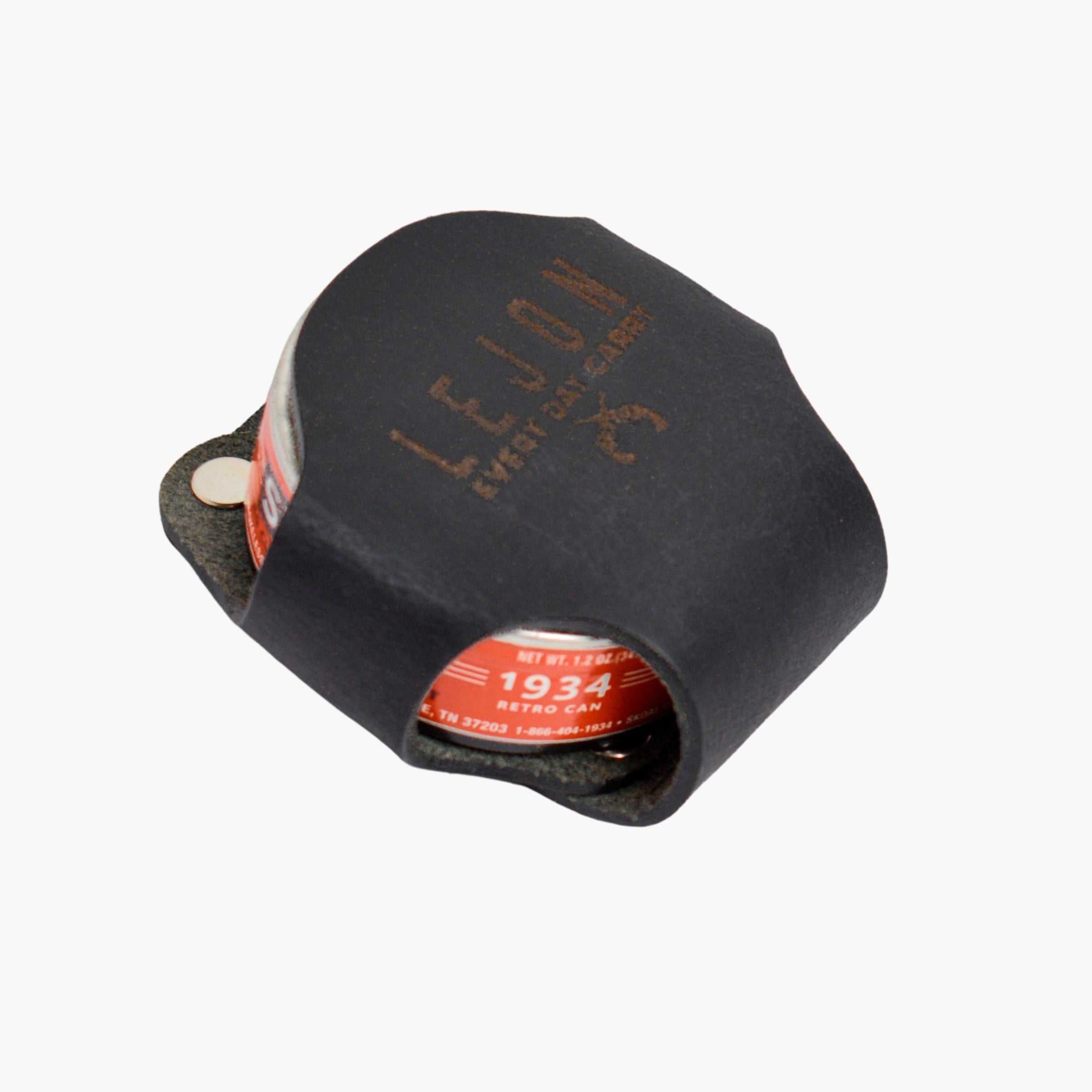 Lejon Leather Goods EDC Dip Can Holder | Premium Leather Can Sleeve