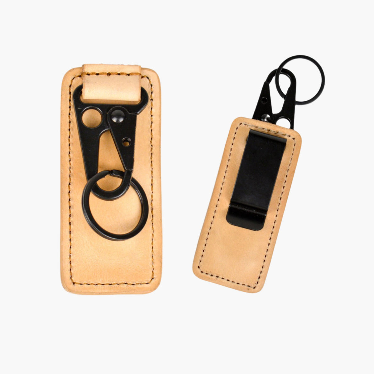 Lejon EZ Clip Leather Key Holder | EDC Belt Clip Keychain