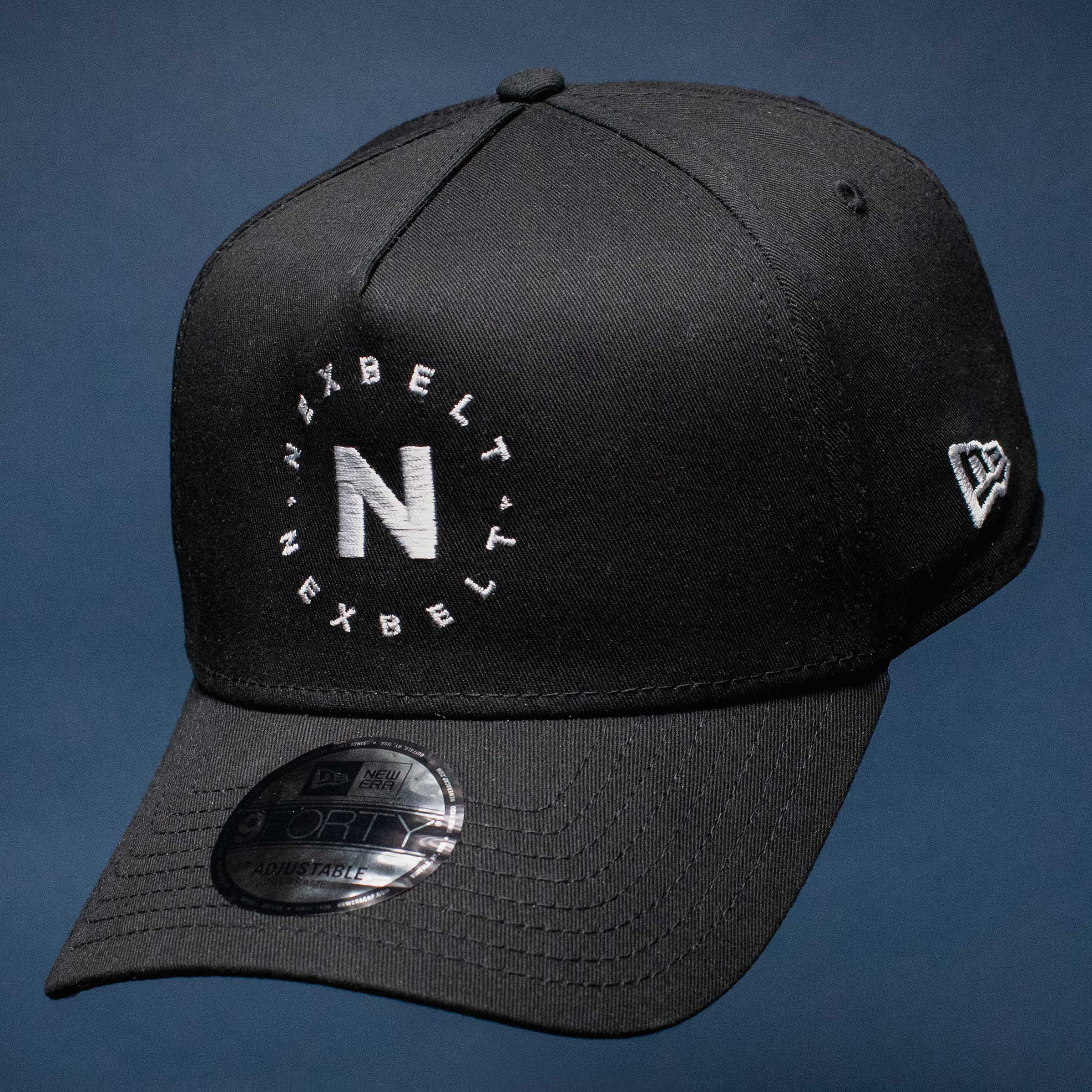 Nexbelt Circle Logo New Era 9FORTY Snapback Hat - Black