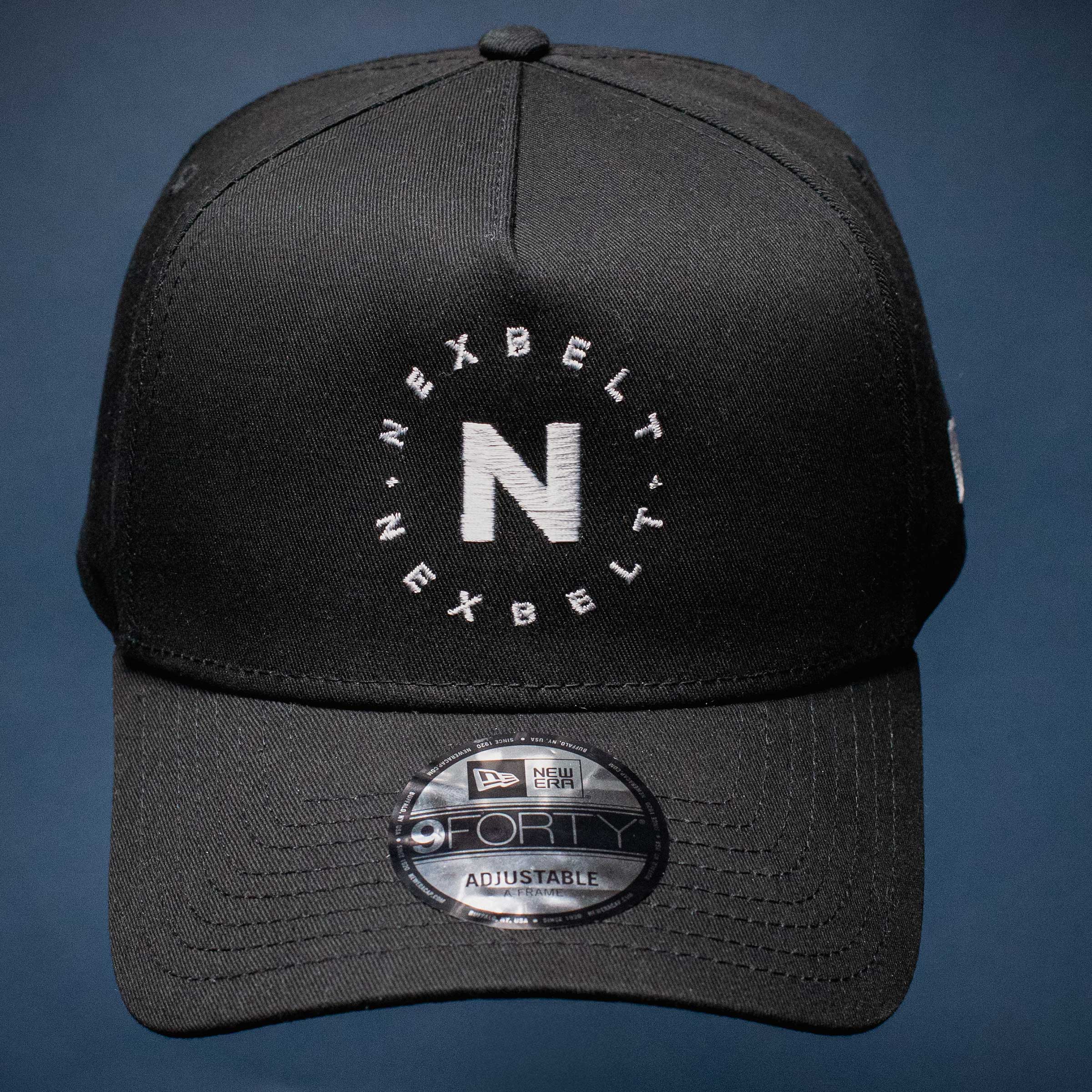 Nexbelt Circle Logo New Era 9FORTY Snapback Hat - Black