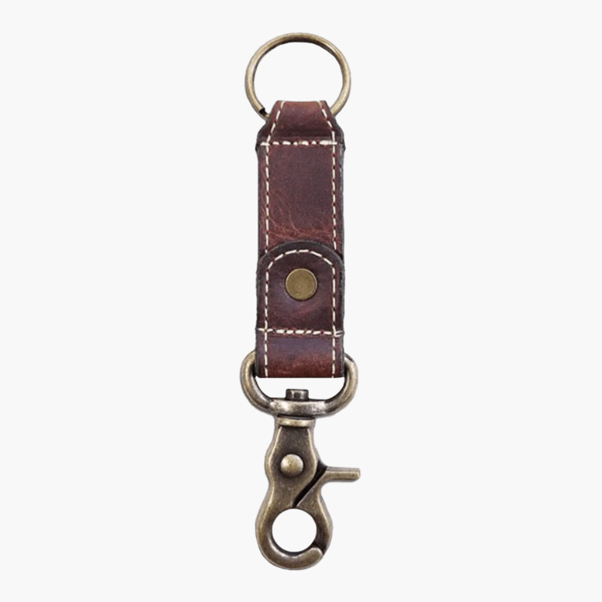 Lejon Bison Leather Key Fob | Made in USA EDC Keychain