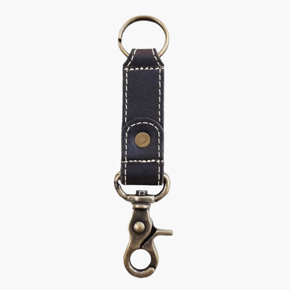 Lejon Bison Leather Key Fob | Made in USA EDC Keychain