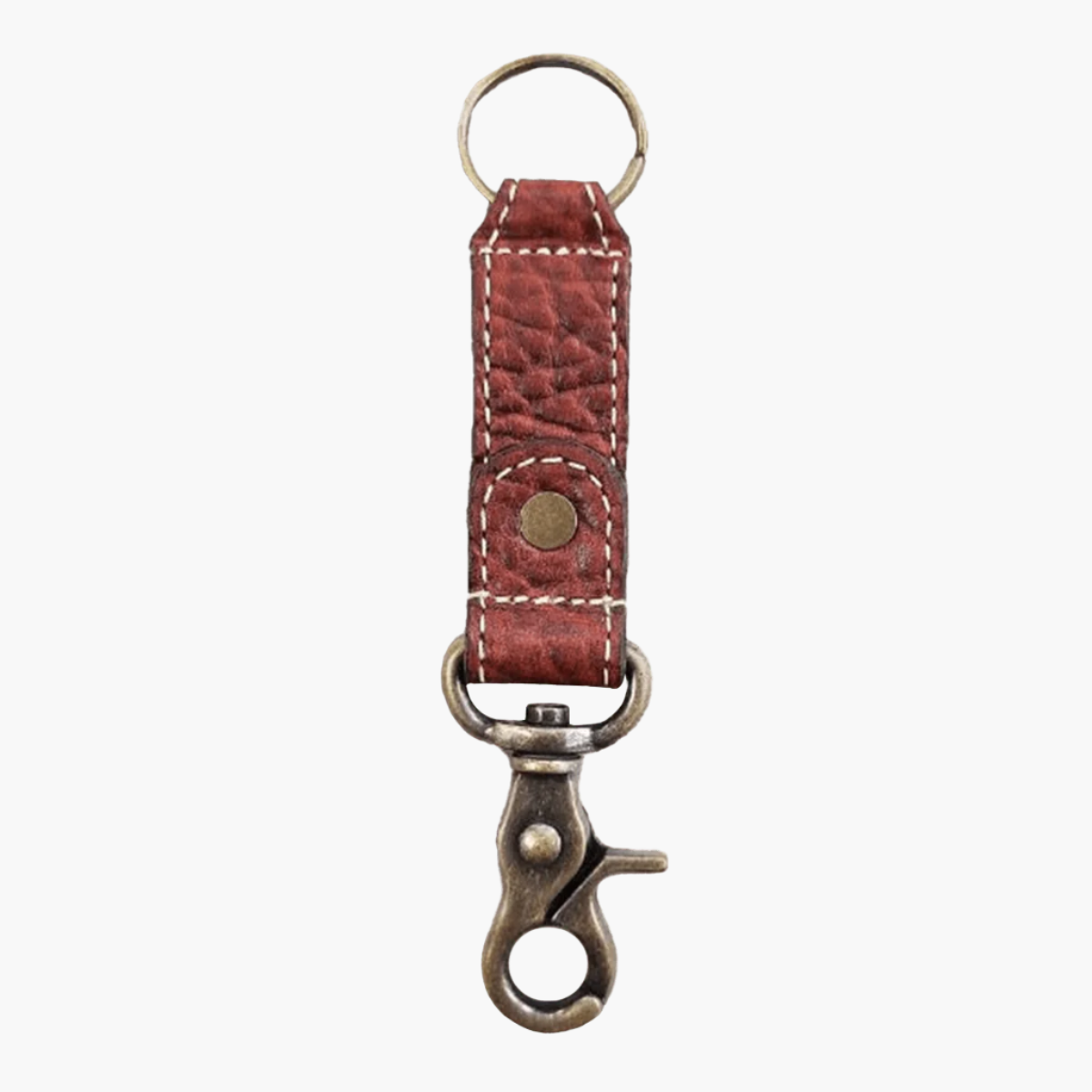 Lejon Bison Leather Key Fob | Made in USA EDC Keychain