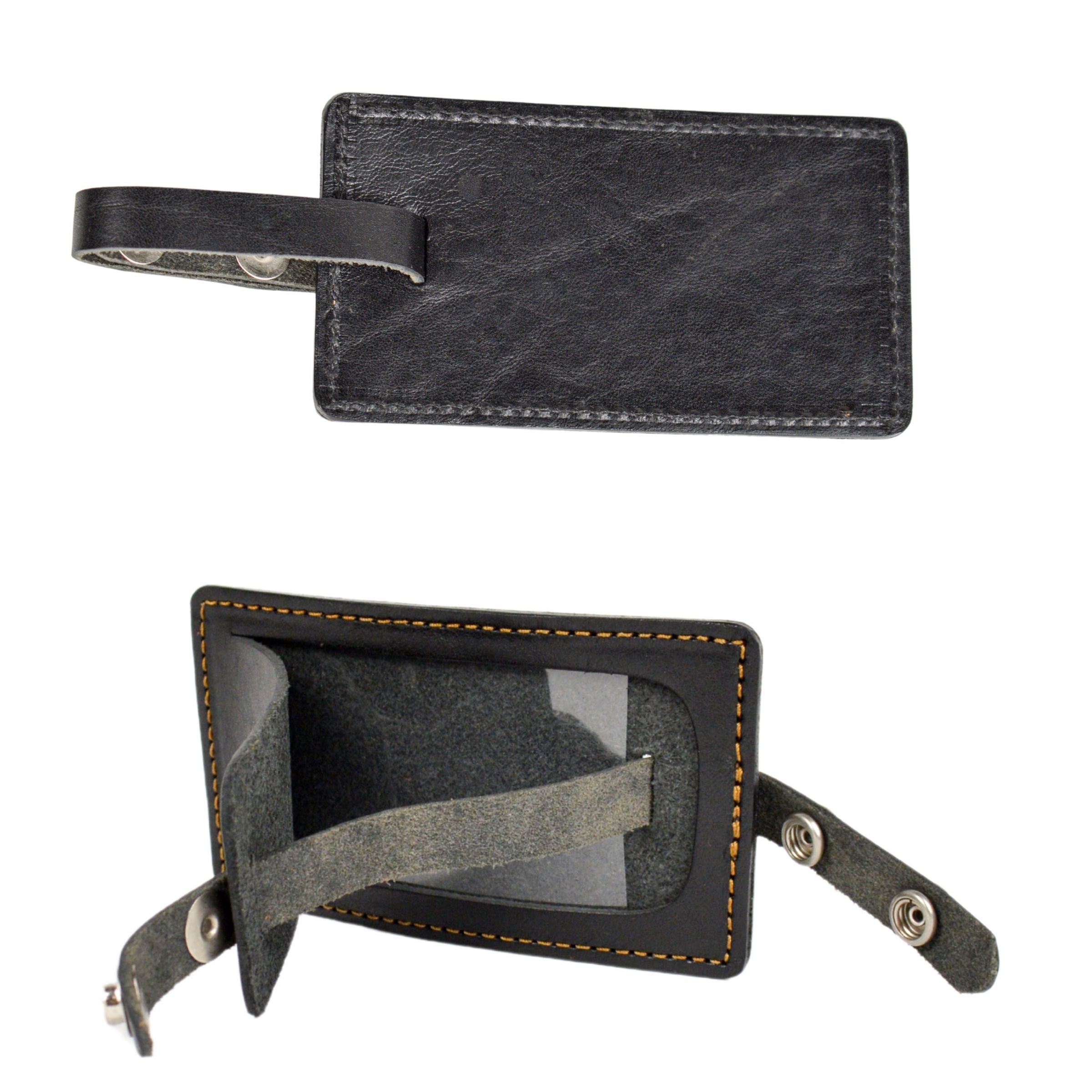 Traveler Luggage Tag, Black