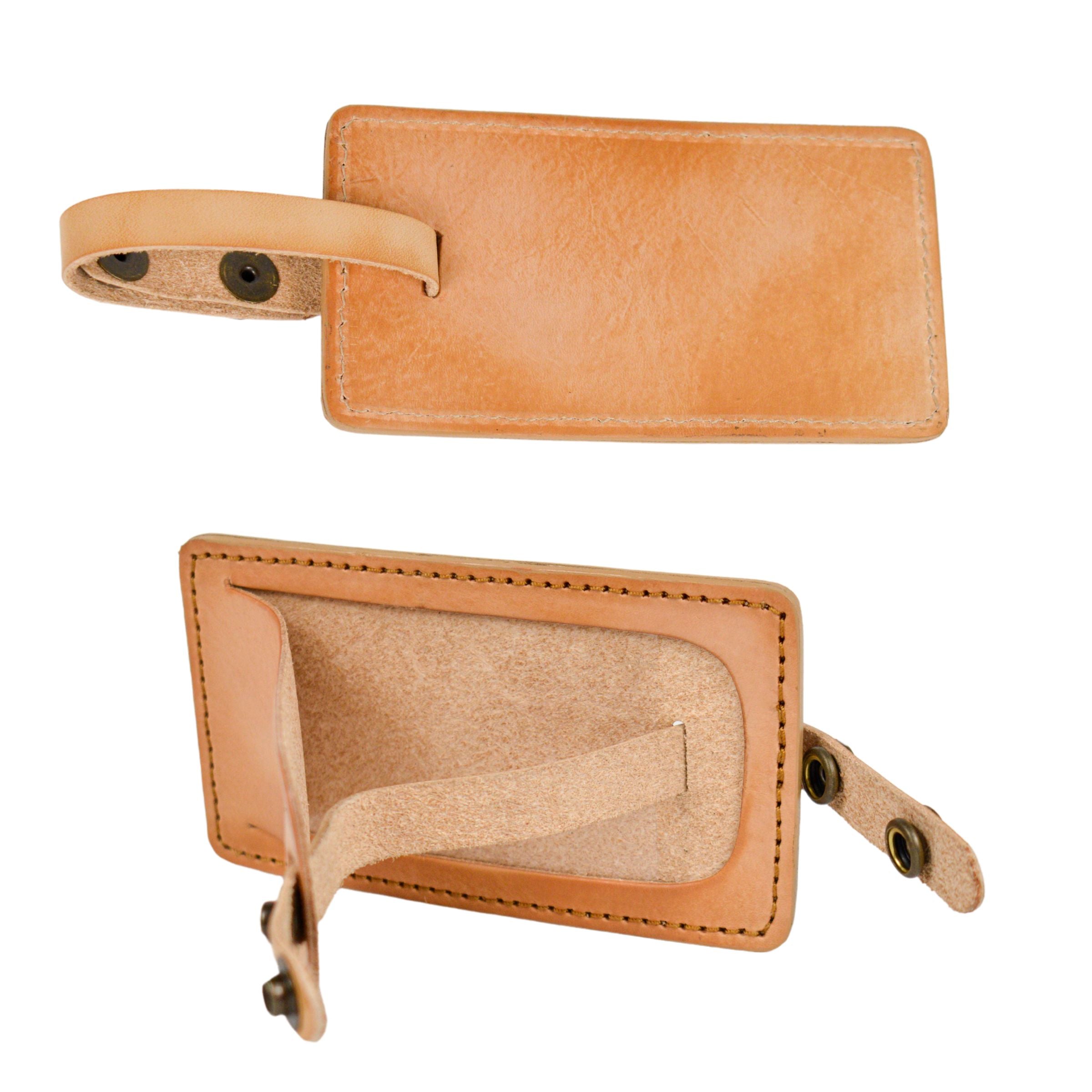 Traveler Luggage Tag, Natural