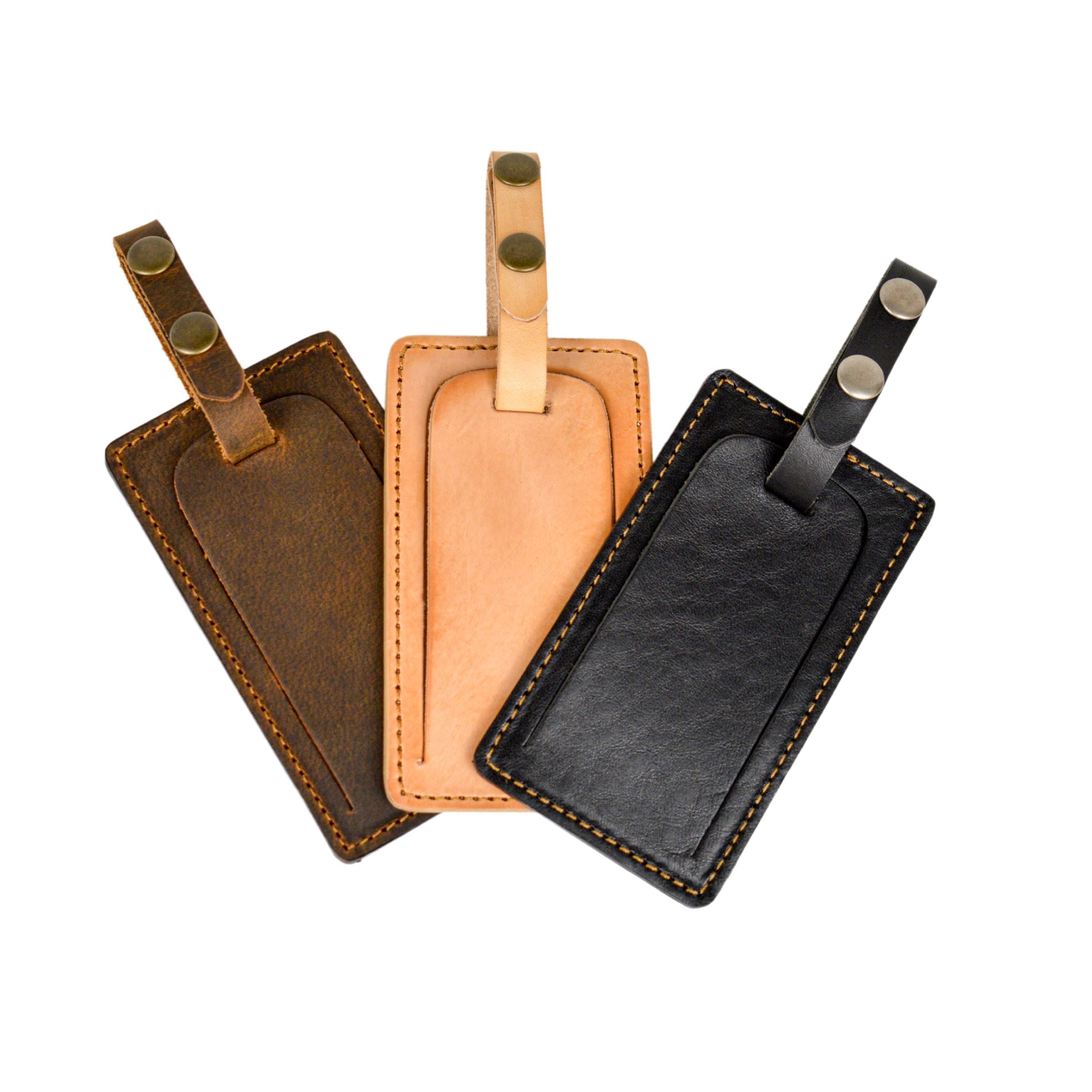 Traveler Luggage Tag, Brown