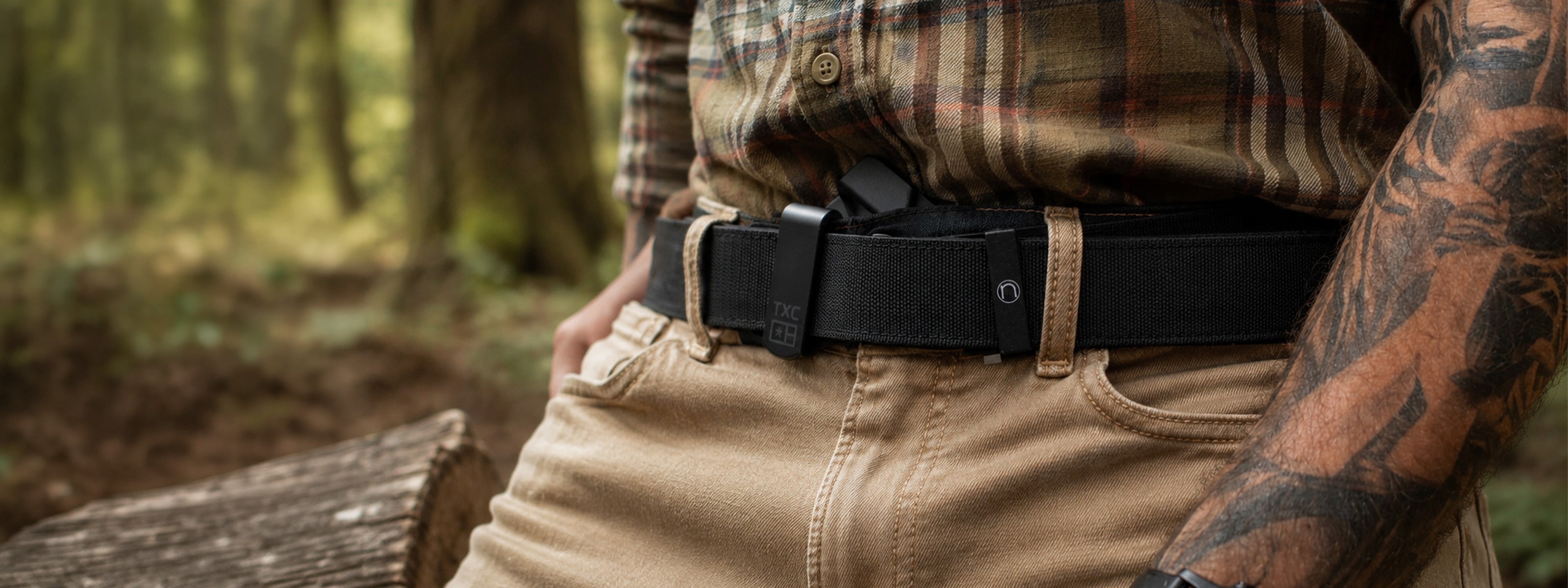 The Contender EDC Belt—where tactical strength meets all-day stretch