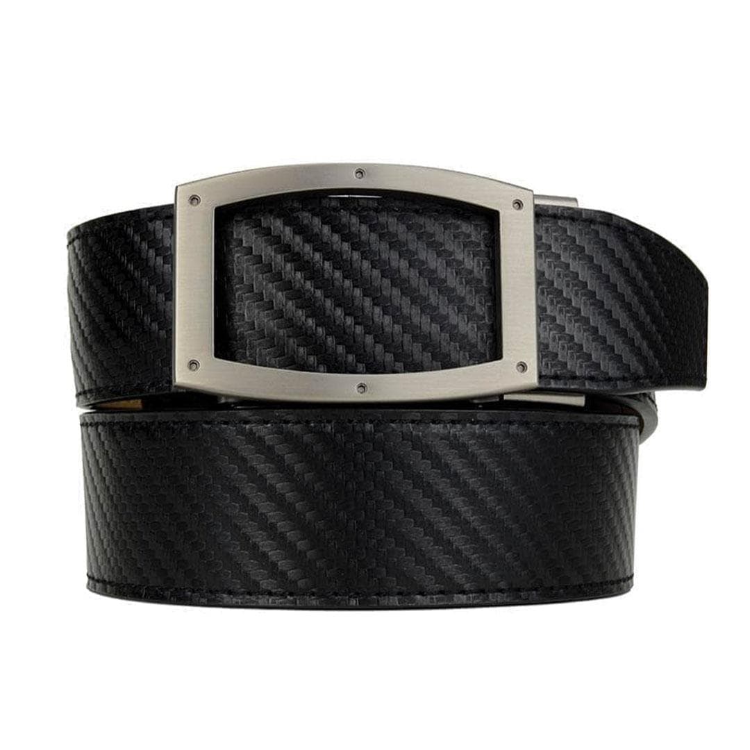 Nexbelt Belt Black / Fits up to 45" waist Apollo Pewter Carbon Black Ratchet Belt