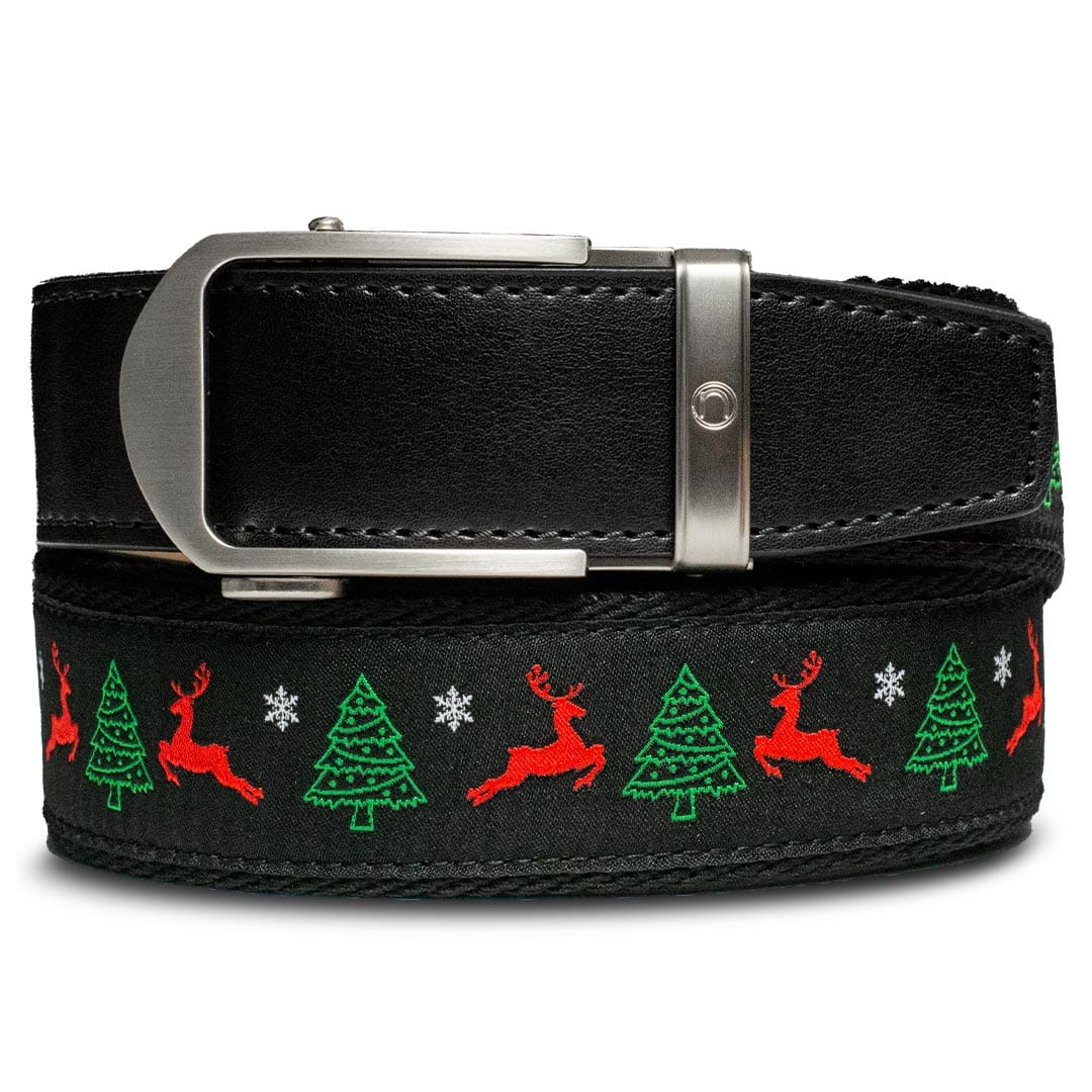 Hampton Reindeer, 1 3/8" Strap, Golf Ribbon Belt Nexbelt