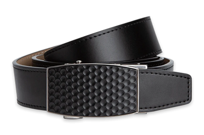 Aston Eagle Black, 1 3/8" Strap, Golf Belt
