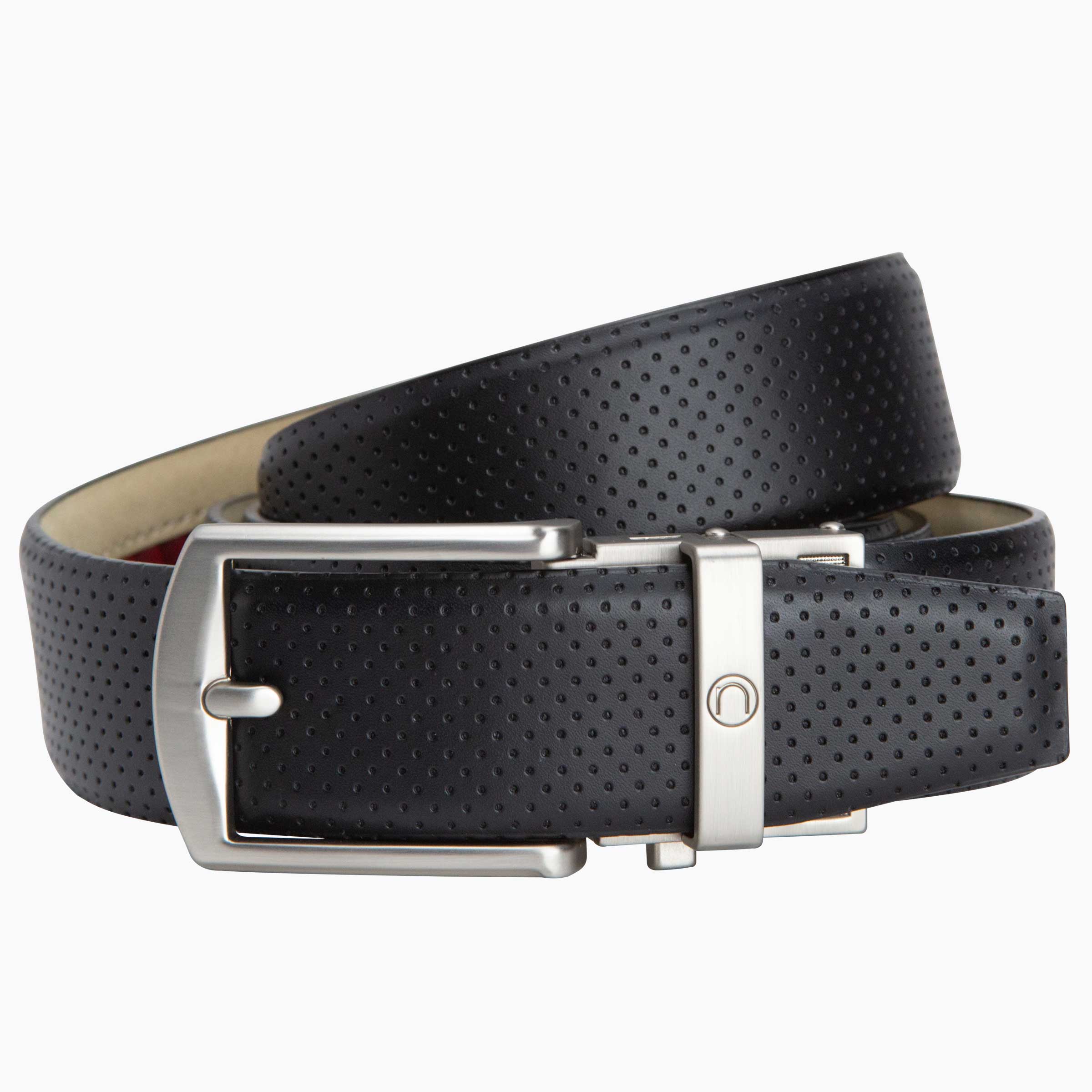 Birdie Matte Black Golf Ratchet Belt 1.38" [35mm]