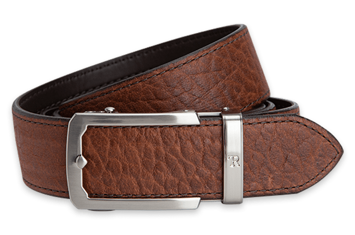 Bison Cognac, 38mm Strap, Luxury Belt