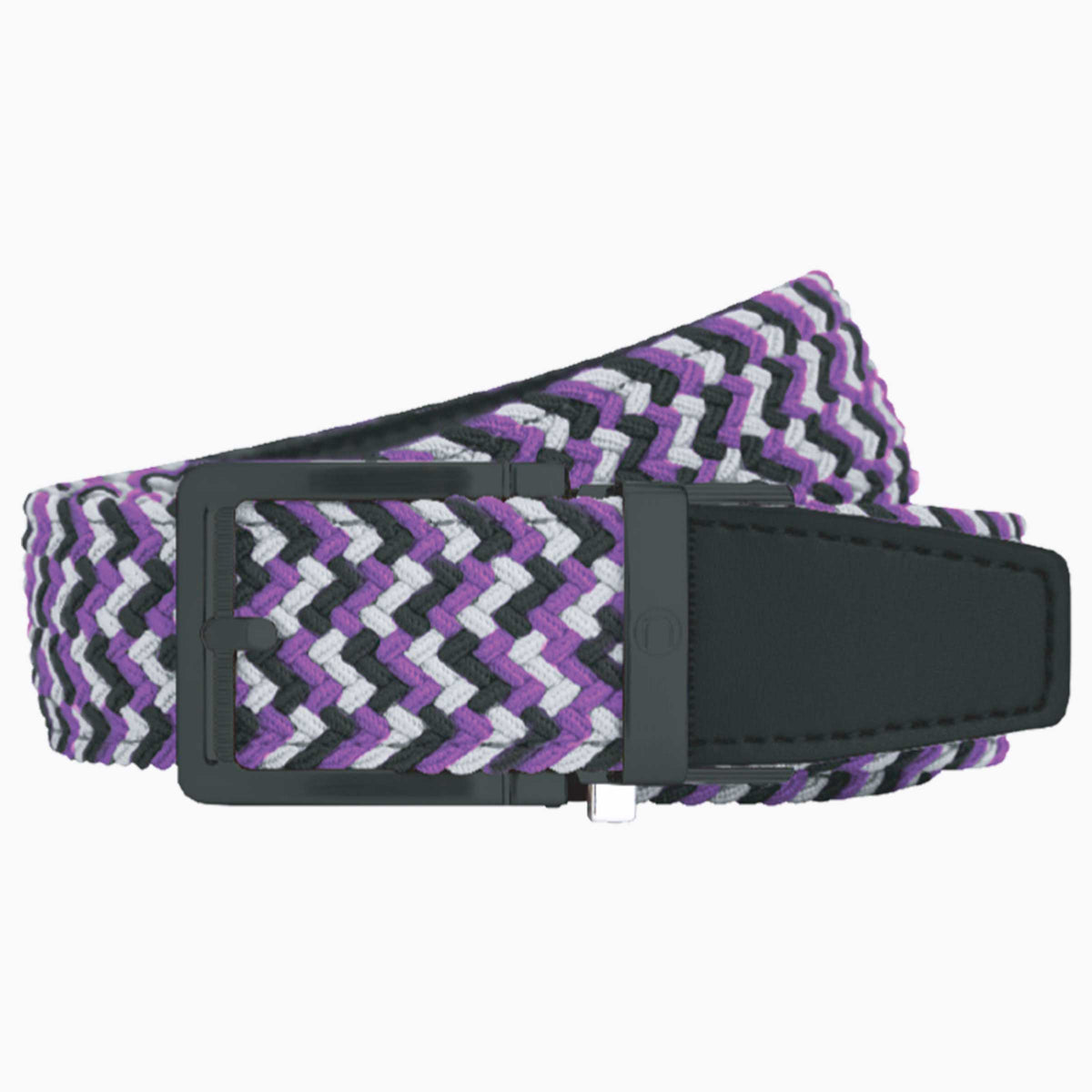 ❤️ KOOBA Deep Purple Braided Women\'s Belt with Silver Buckle Women main image 3
