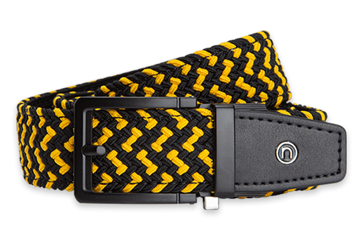 Braided Black & Gold, 1 3/8" Strap, Golf Belt