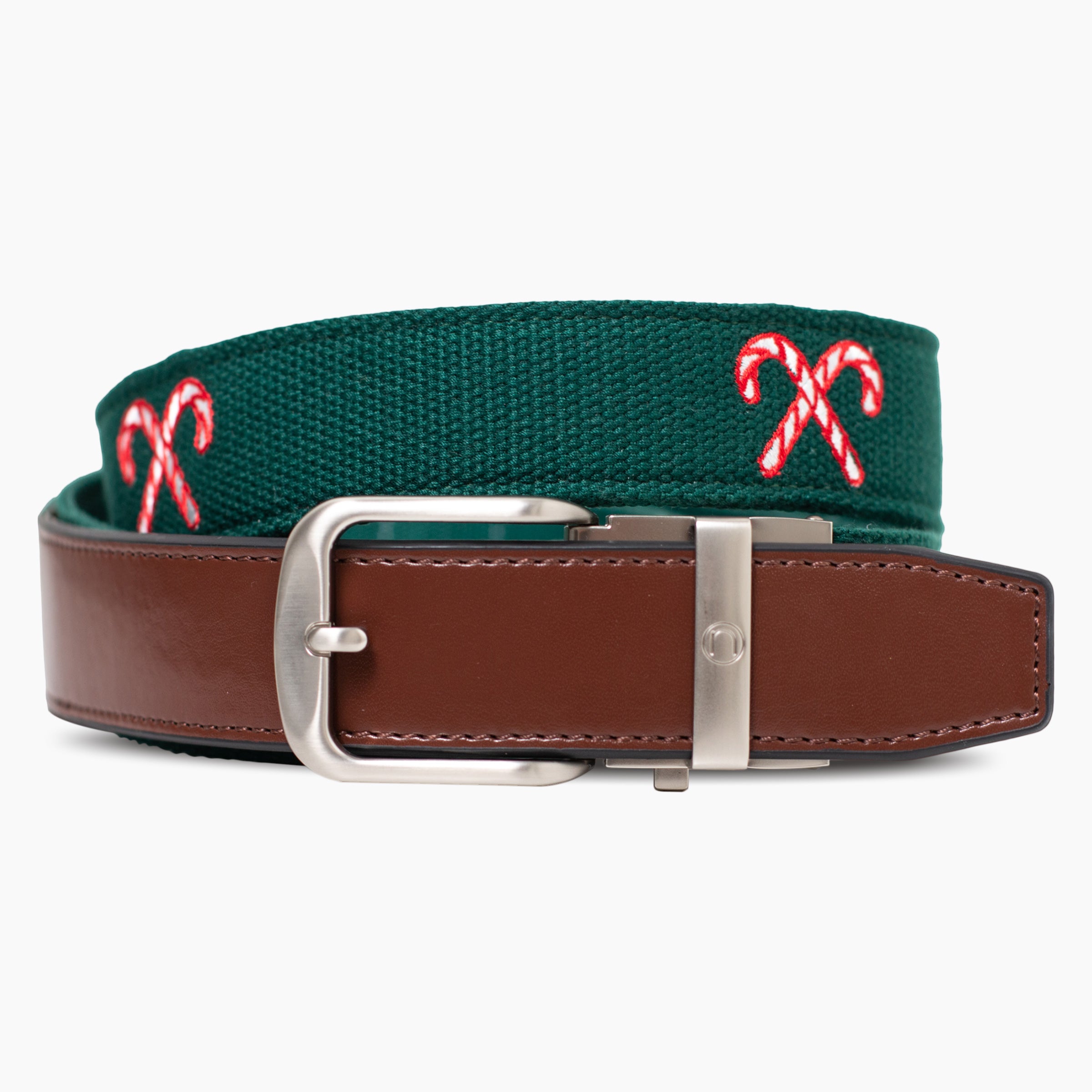 Candy Cane Classic Golf Ratchet Belt 1.38" [35mm]