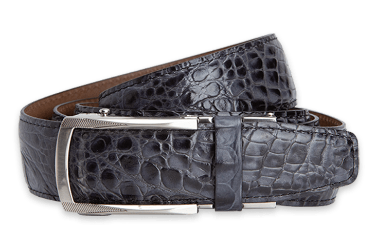Chordata Grey, 1 3/8" Strap, Luxury Belt