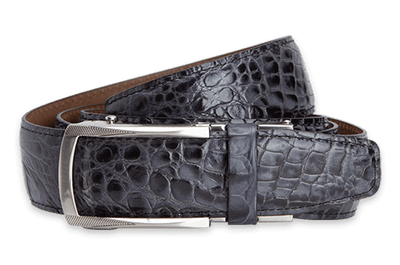 Chordata Grey, 1 3/8" Strap, Luxury Belt