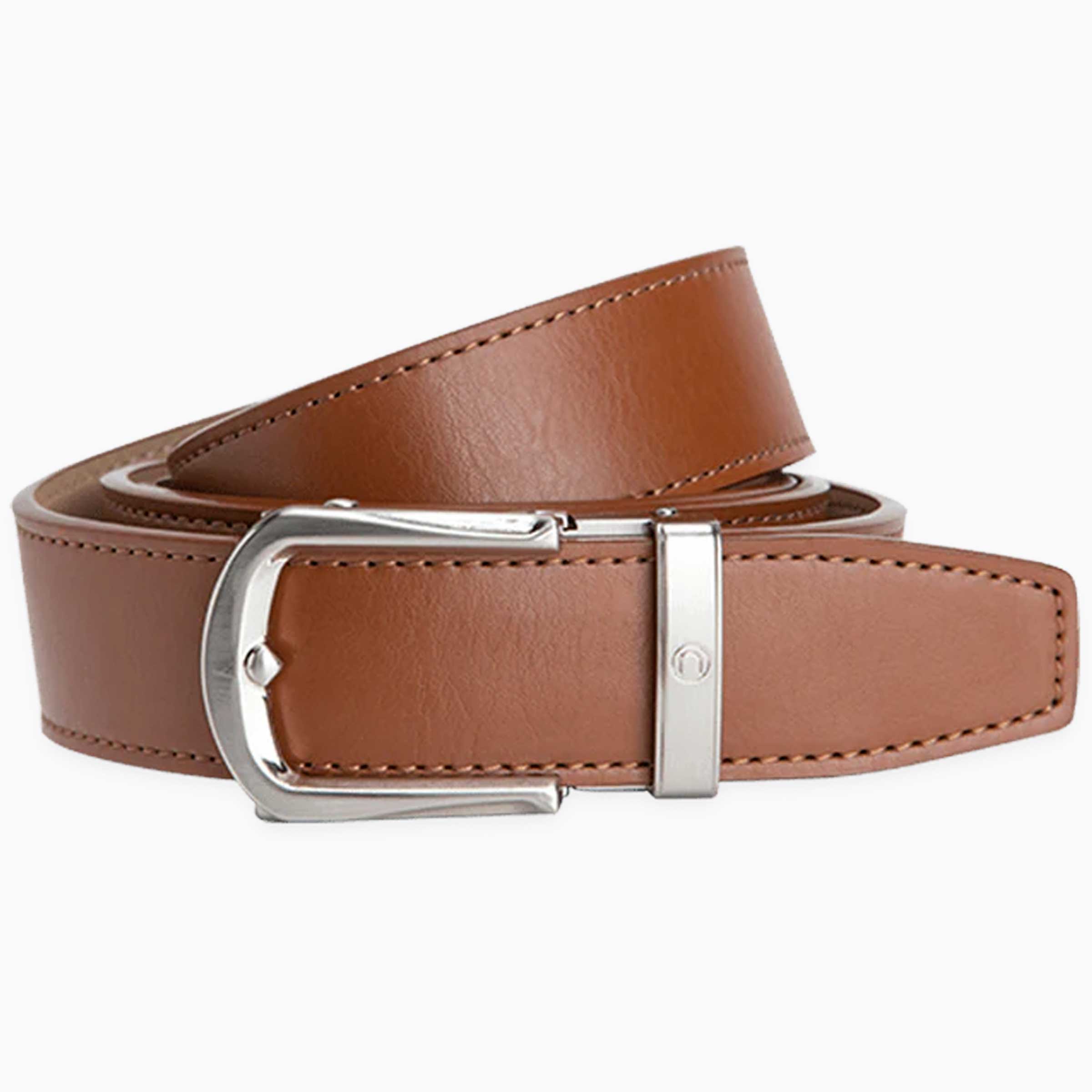 Frances Walnut Dress Ratchet Belt 1 3/8
