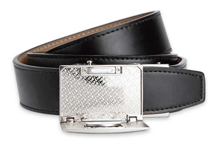 Crocodile Leather Belts Black / Ballmarker