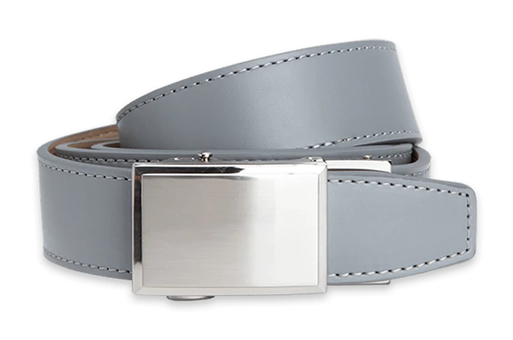 Shield Smooth Grey, 1 3/8" Strap, Golf Belt