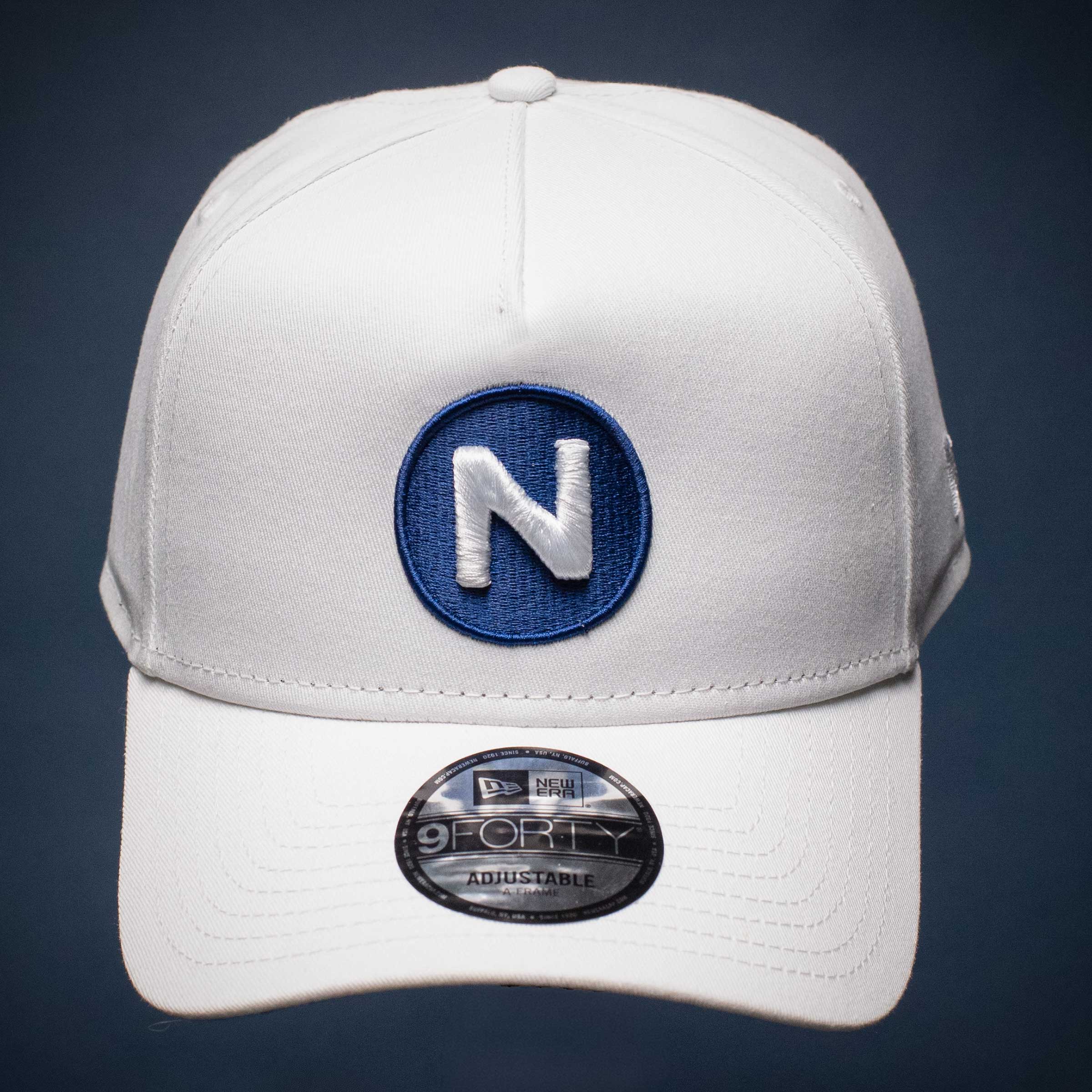 Nexbelt Icon Logo New Era 9FORTY Snapback Hat – White