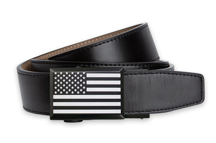 Heritage Go-In USA Flag, Black 1 3/8" Strap, Golf Belt