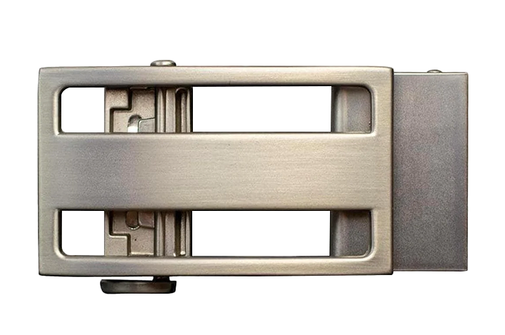 Jake Satin Nickel Dress Buckle, Fits 1 3/8" Straps