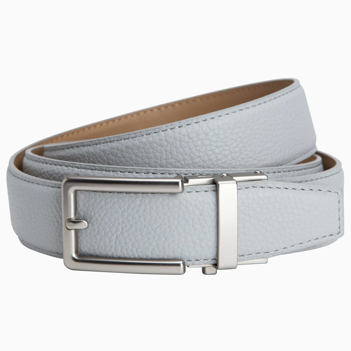 Neubelt Vegan Grey Golf Ratchet Belt, 1.38 display picture 3