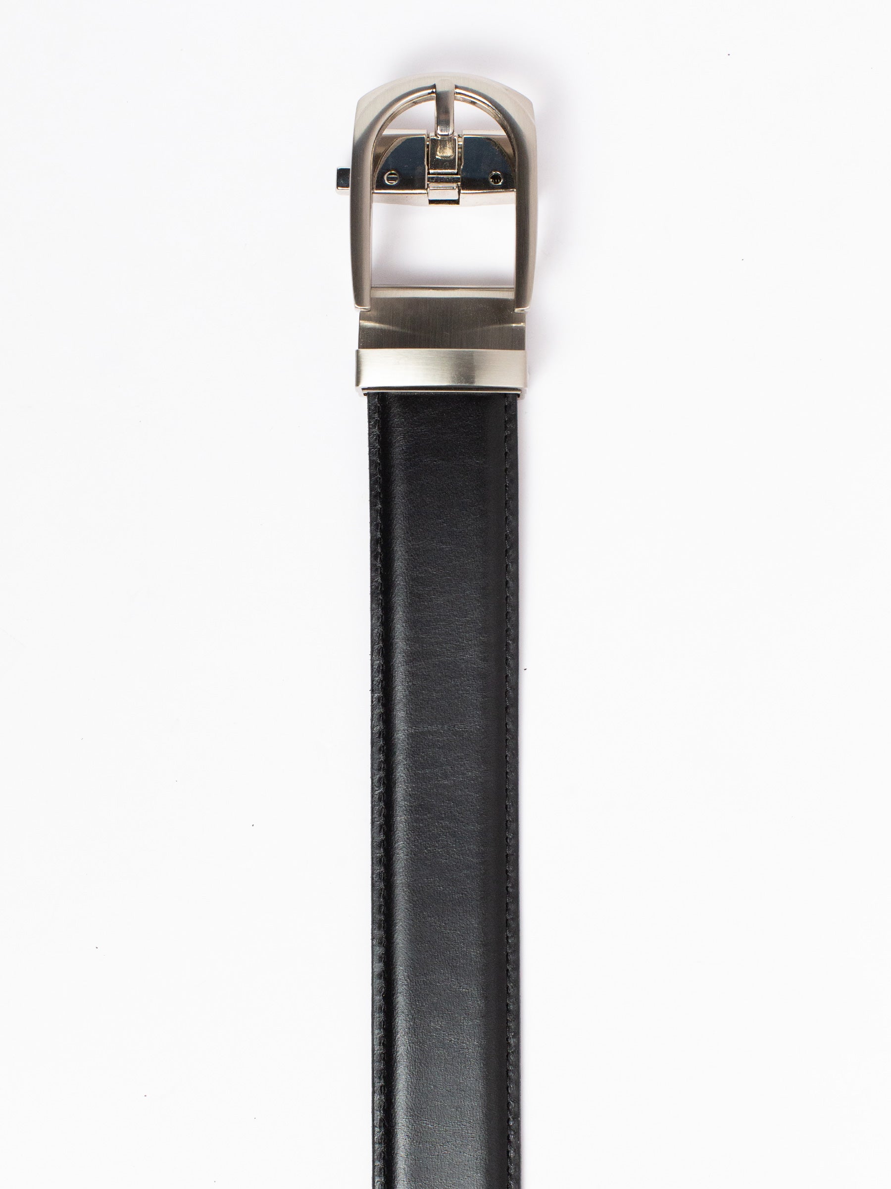 The Continental Americana Belt, Black – Oil-Tanned Harness Leather Strap, 1 3/8" [35mm]