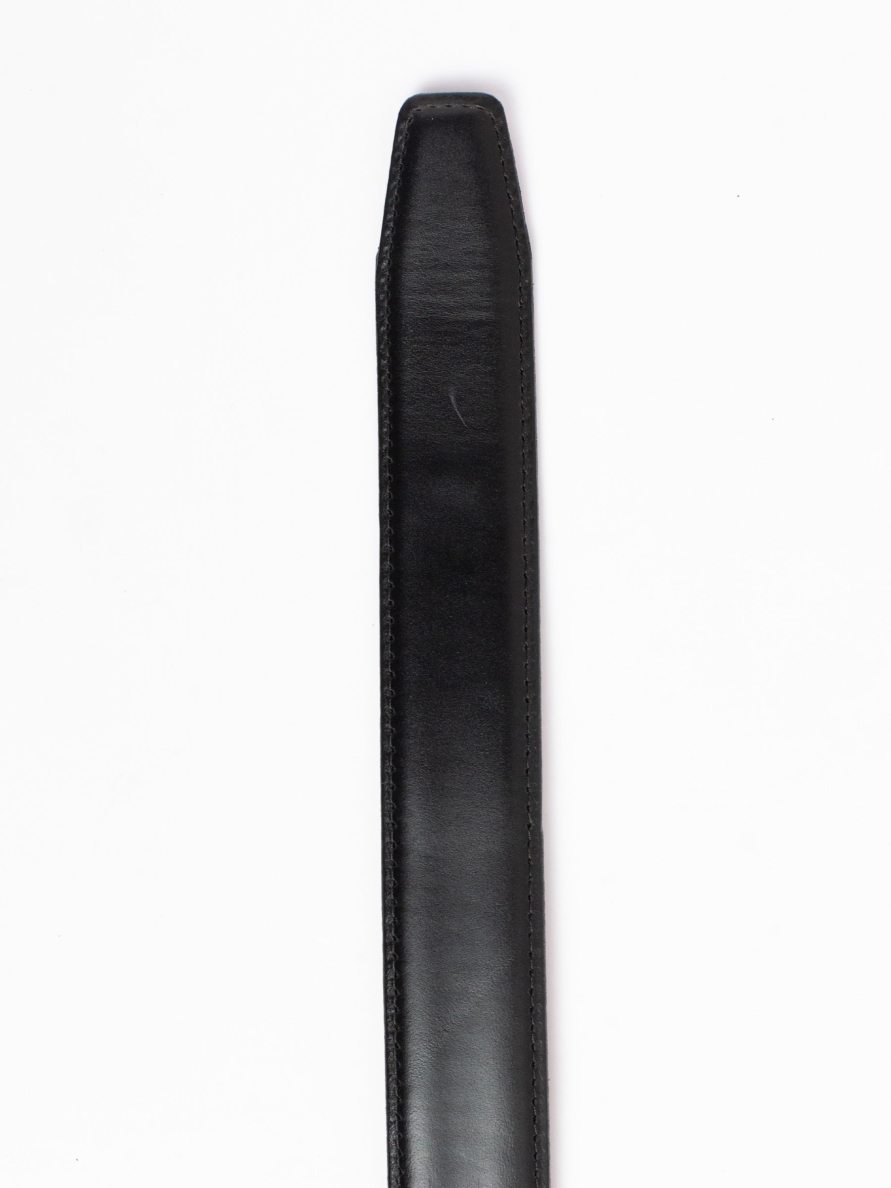 The Continental Americana Belt, Black – Oil-Tanned Harness Leather Strap, 1 3/8" [35mm]