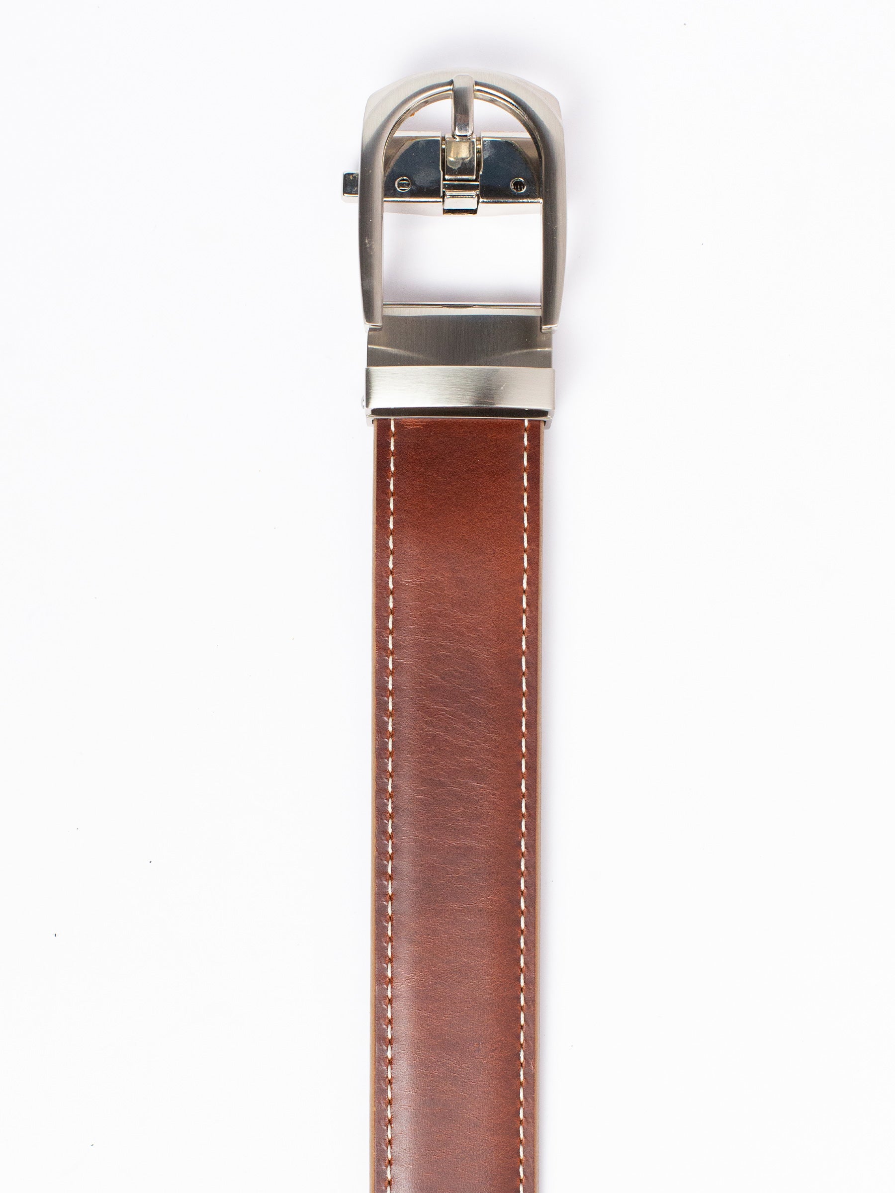 The Langford Americana Belt, Brown – Oil-Tanned Harness Leather Strap, 1 3/8" [35mm]