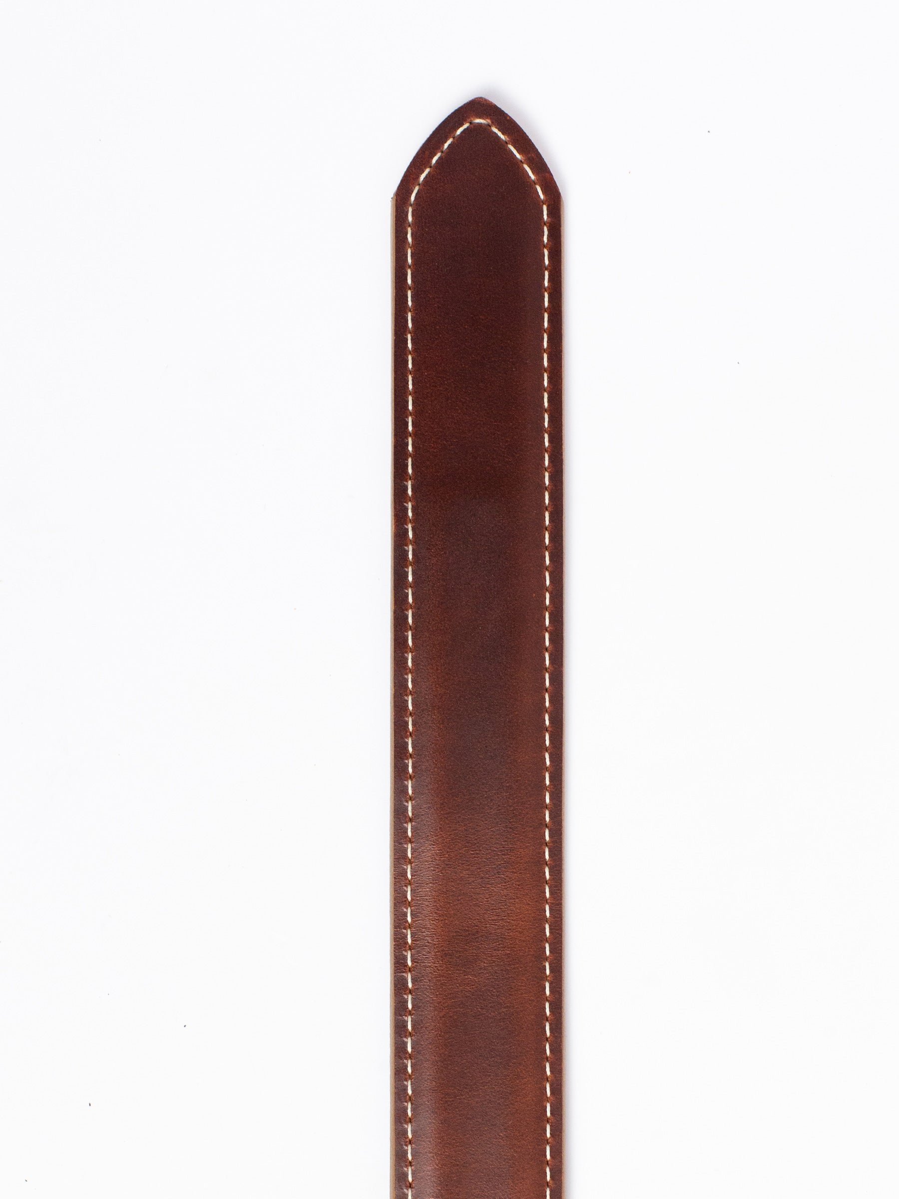 The Langford Americana Belt, Brown – Oil-Tanned Harness Leather Strap, 1 3/8" [35mm]