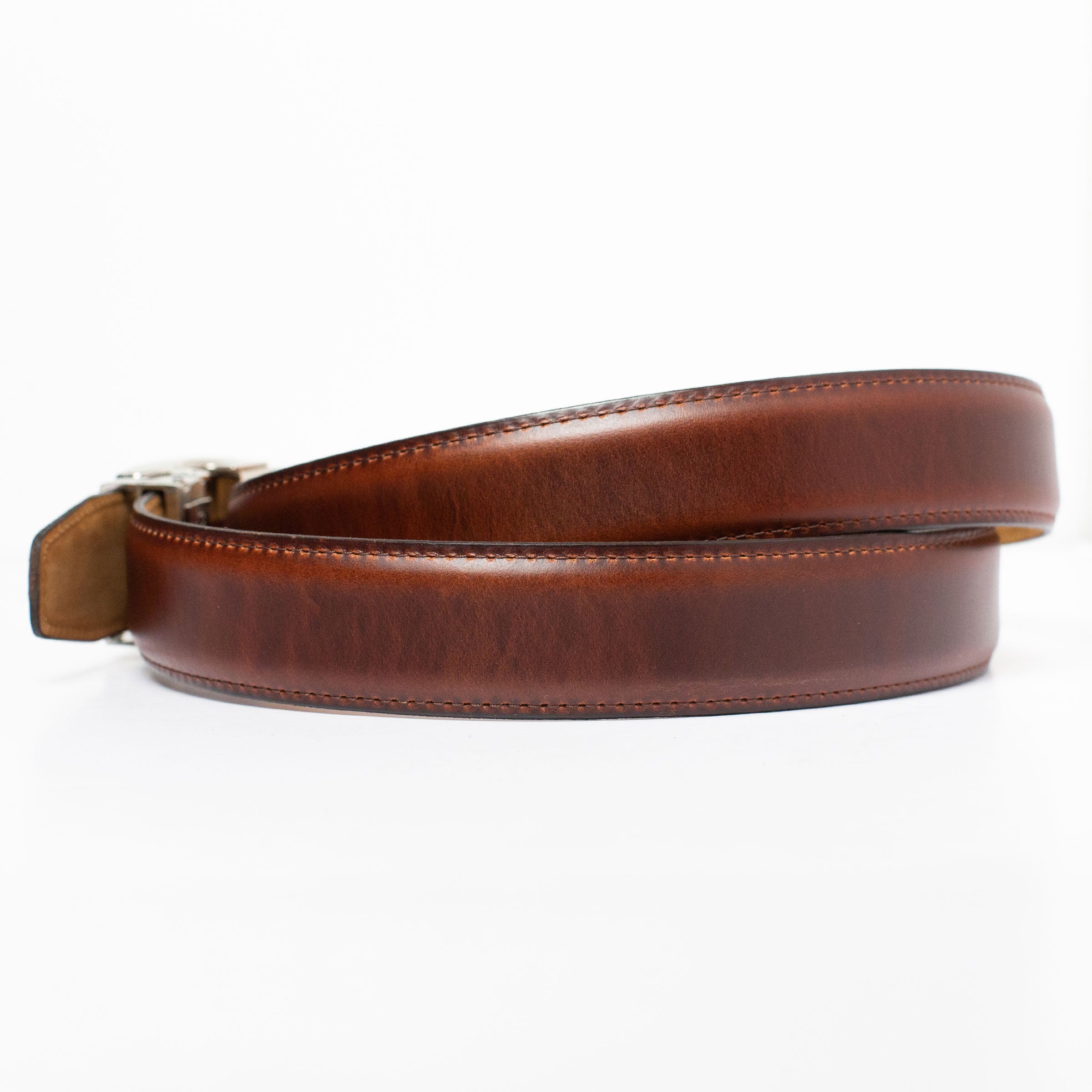 The Continental Americana Belt, Brown – Oil-Tanned Harness Leather Strap, 1 3/8" [35mm]