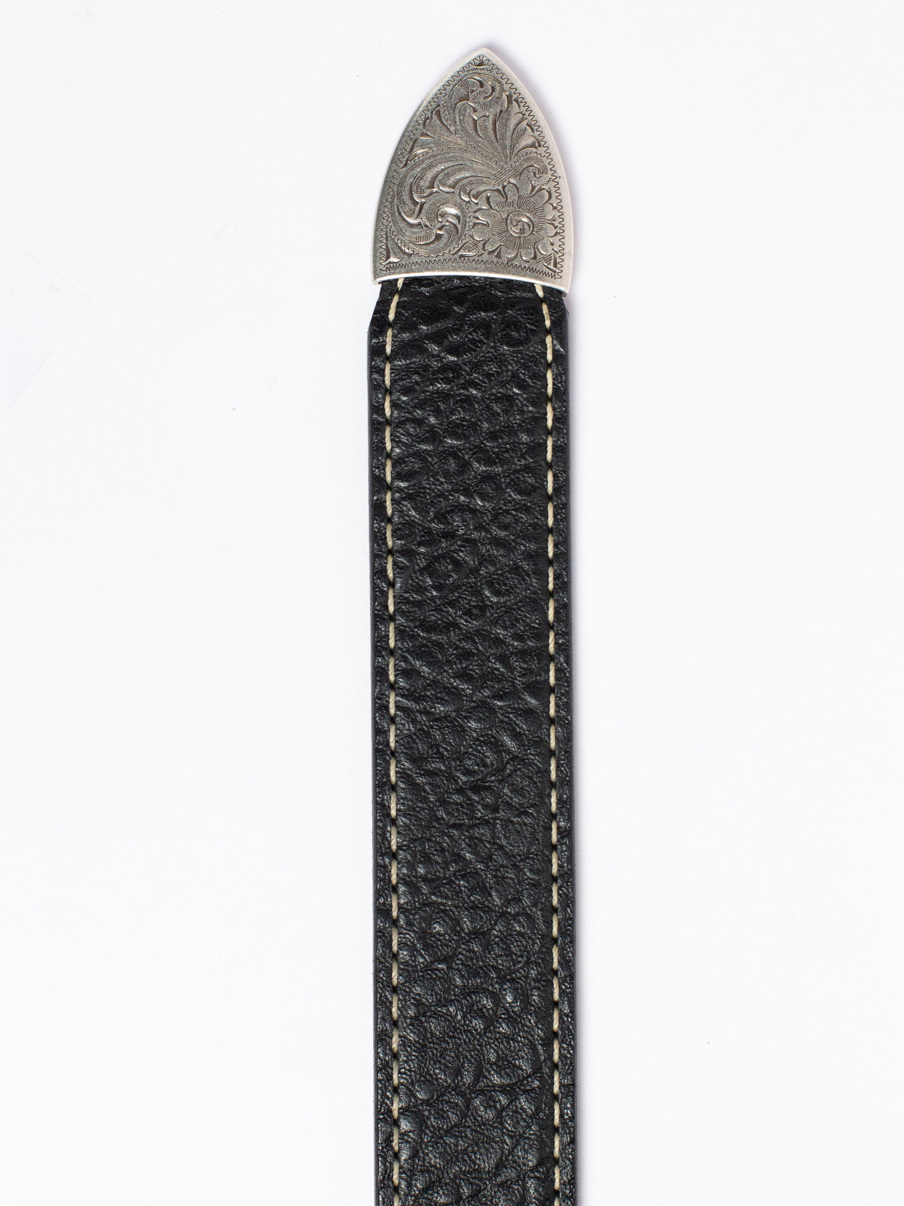 Earpstead Black Buffalo Leather Belt | Western Style Americana
