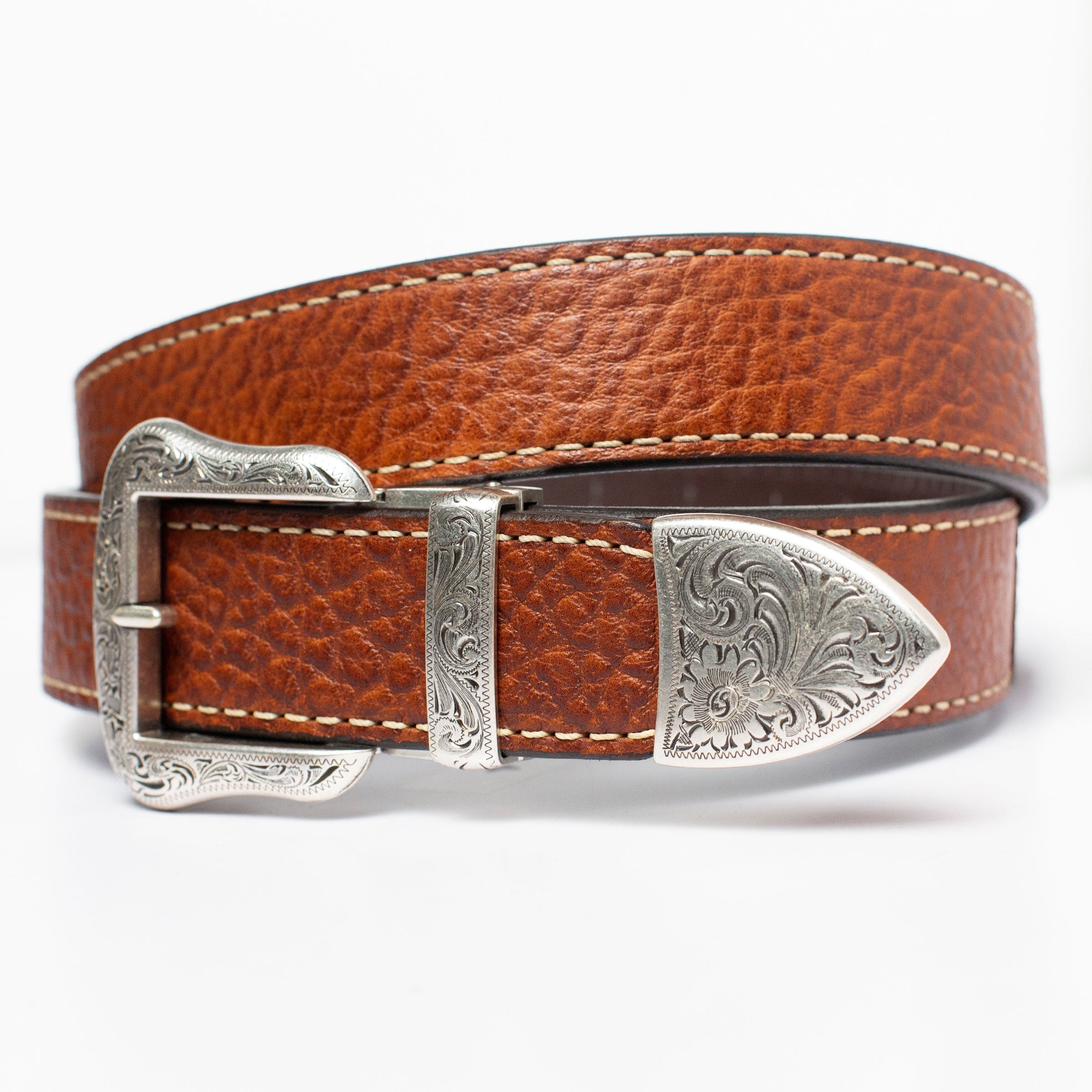The Earpstead Americana Belt, Peanut – Buffalo Leather Strap, 1.575" [40mm]