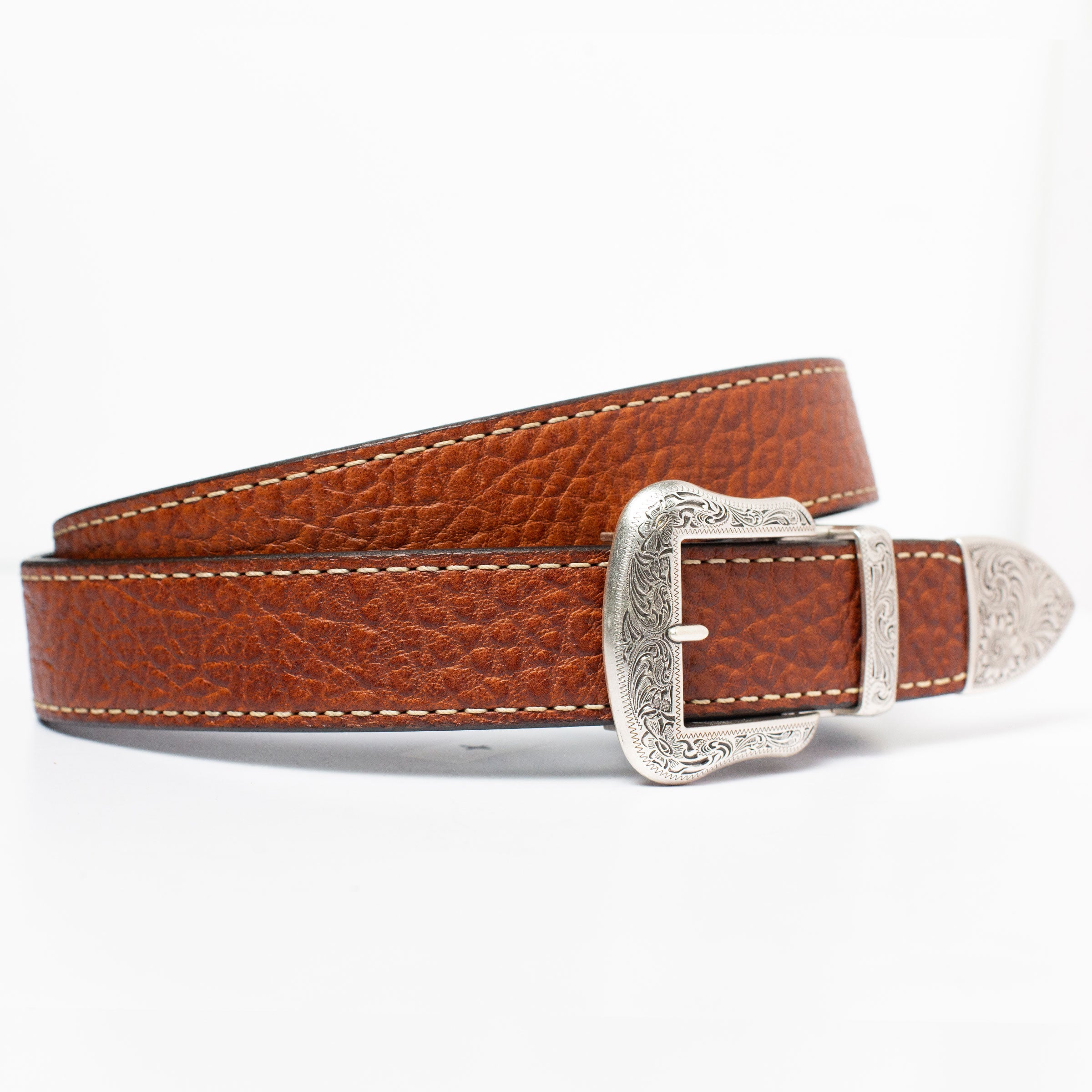 The Earpstead Americana Belt, Peanut – Buffalo Leather Strap, 1.575" [40mm]
