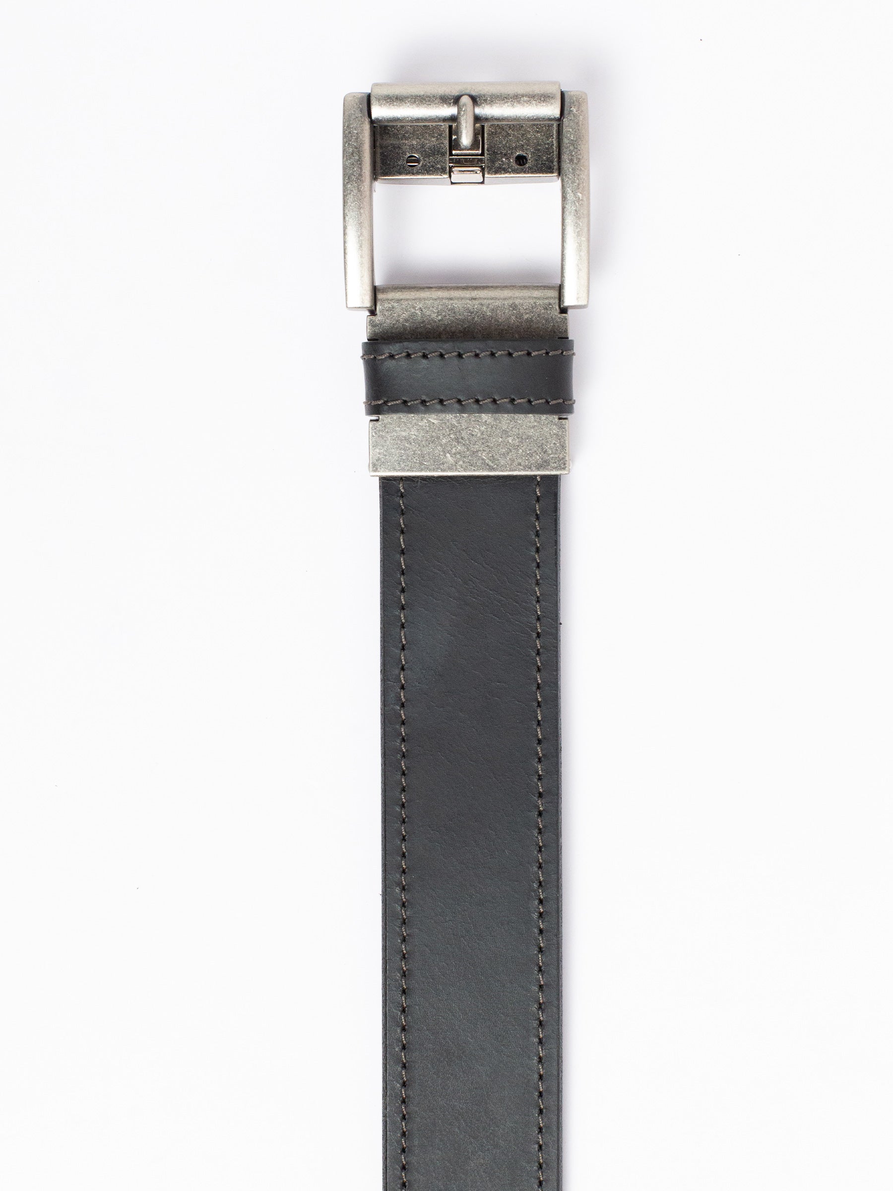 Timberline Americana Belt, Black – Crazy Horse Leather Strap, 1.575" [40mm]