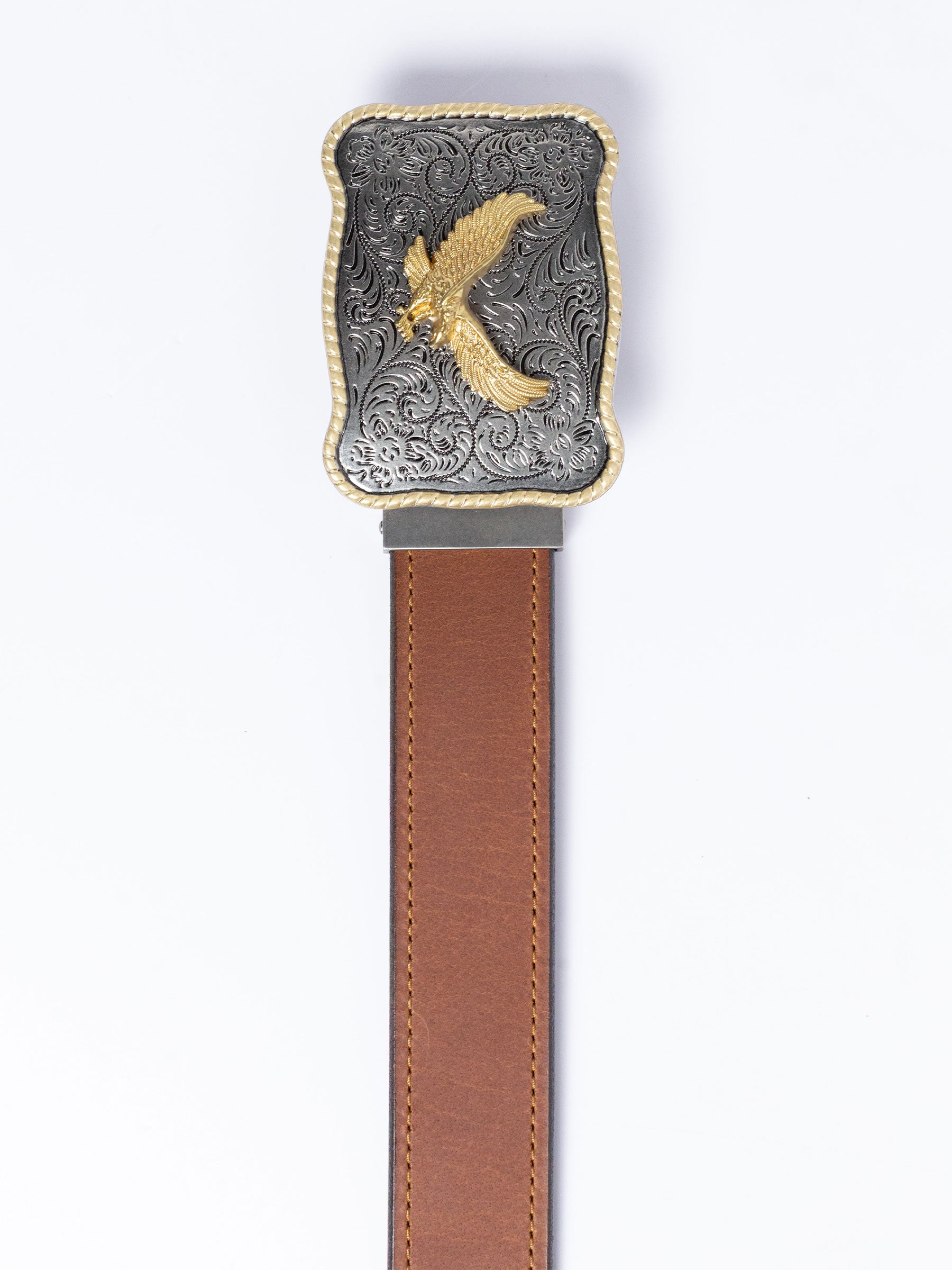 Eagle Union Americana Belt, Sienna – Crazy Horse Leather Strap, 1.575" [40mm]