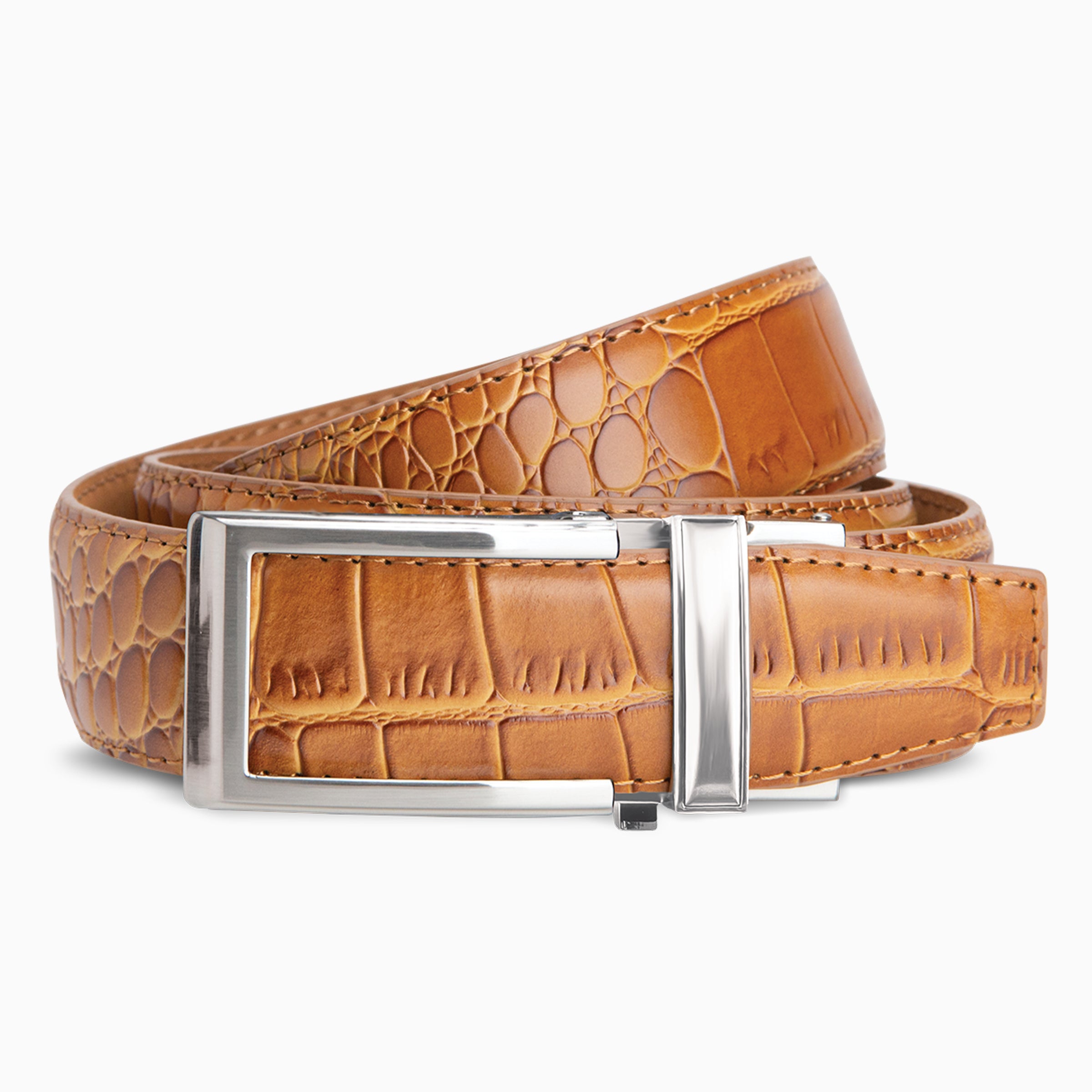 Alligator Tan V2 Ratchet Belt, 1 3/8" Strap [35mm]
