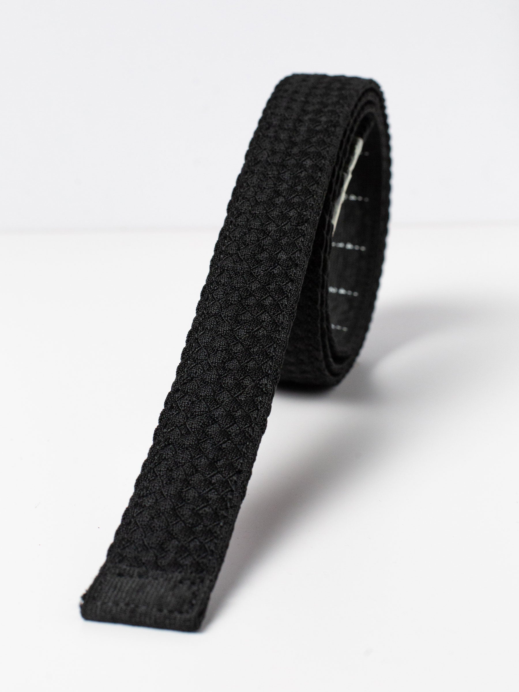 小物 LAST NEST CRACKED CROSS BELT / BLK sizeL Explorer Braided Black Ratchet Belt 1.38