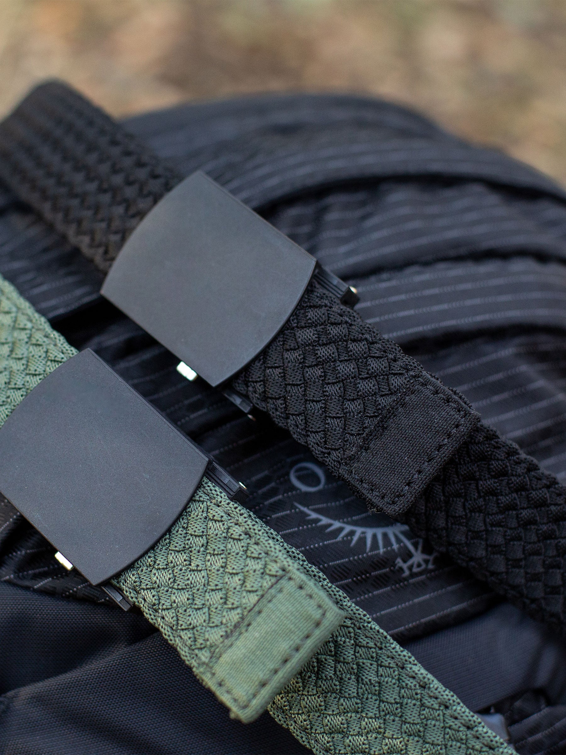 Explorer Braided Black Ratchet Belt 1.38" [35mm]