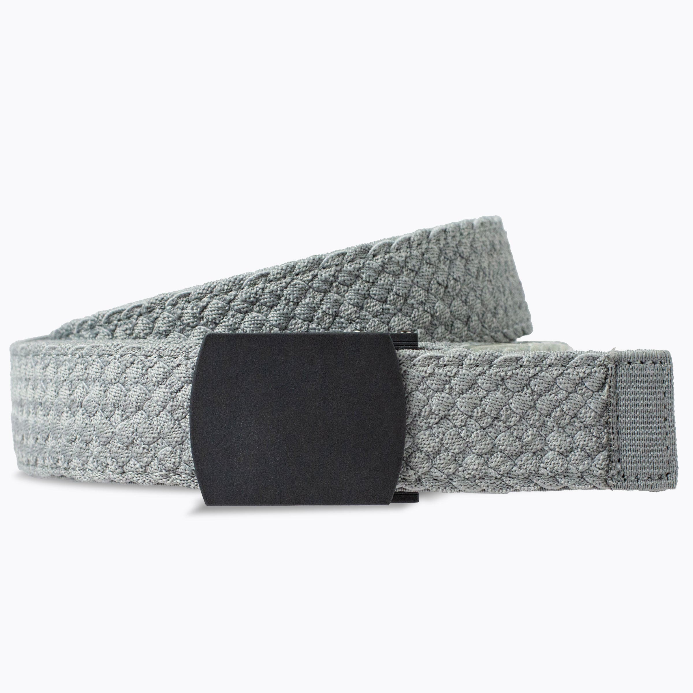Explorer Braided Grey Ratchet Belt 1.38