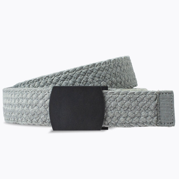 Explorer Braided Grey Ratchet Belt 1.38
