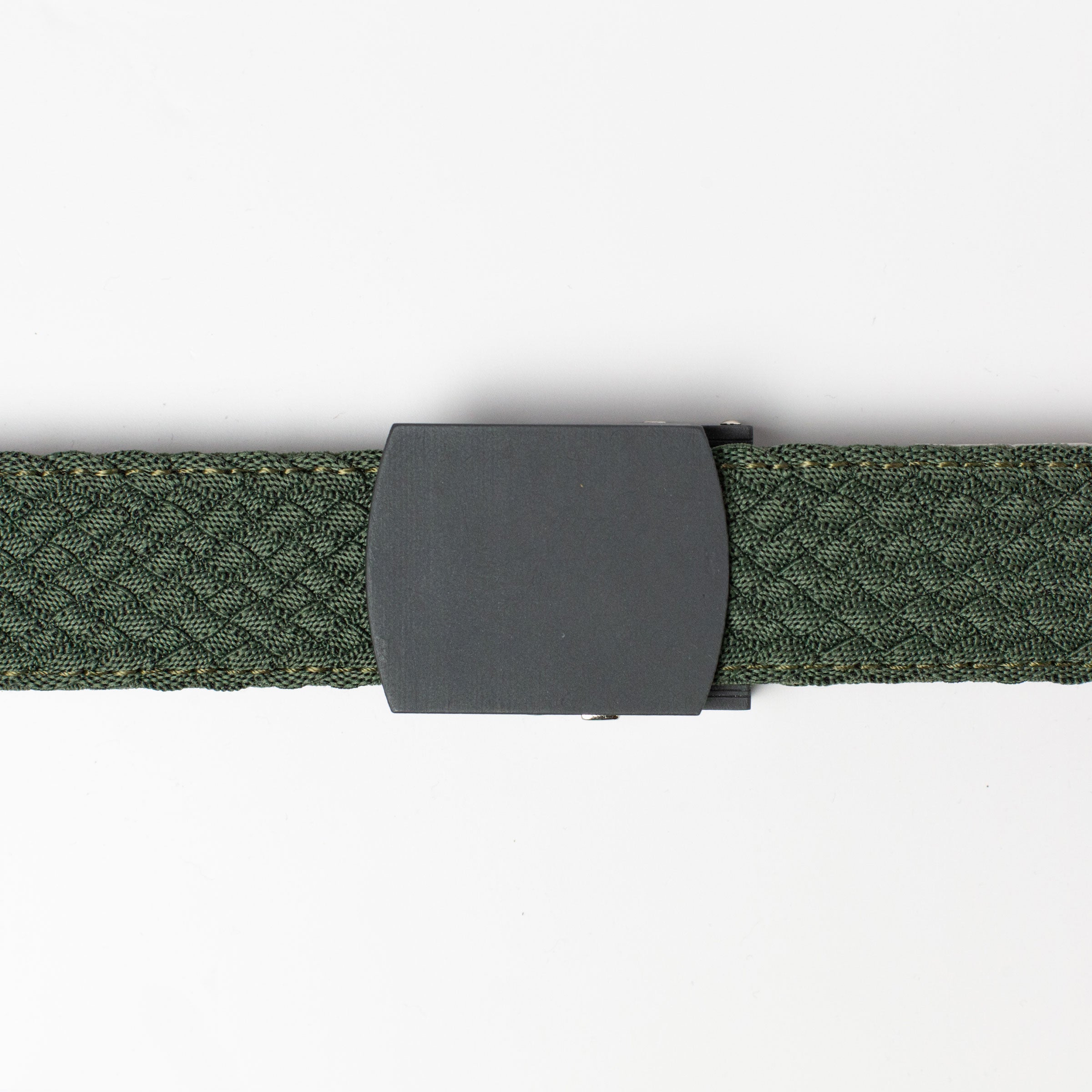 Explorer Braided Green Ratchet Belt 1.38