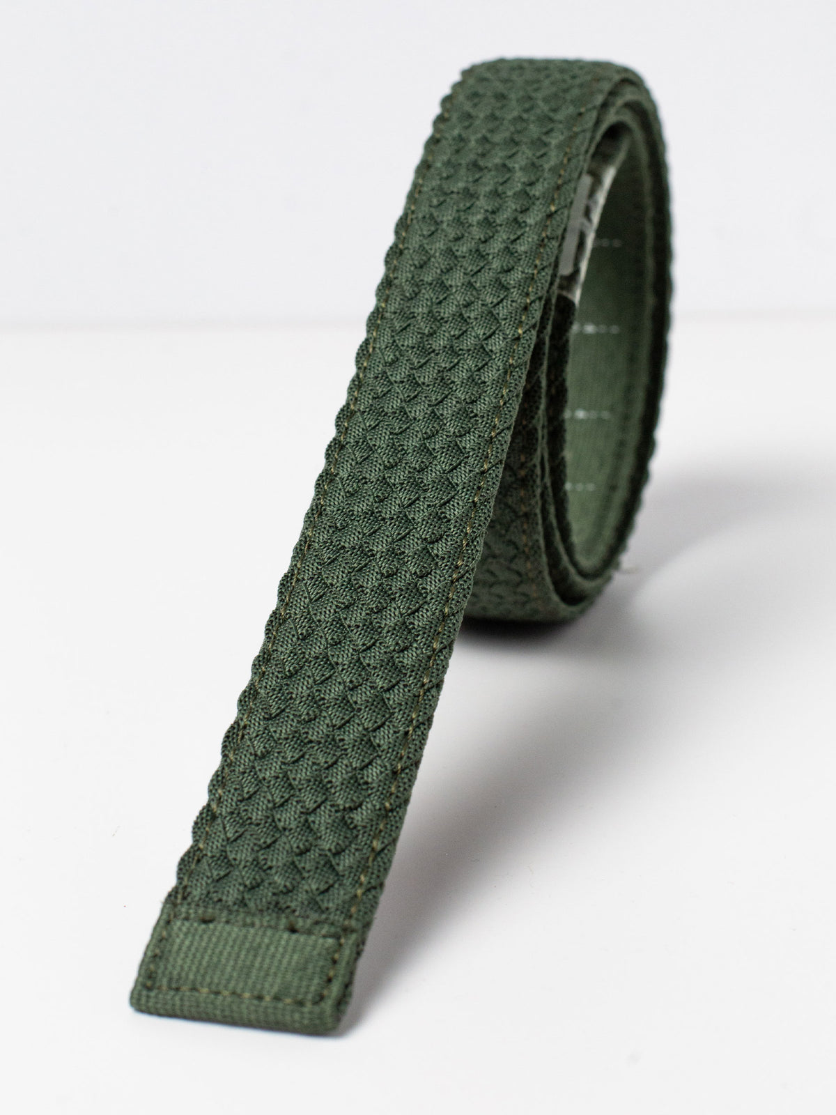 Explorer Braided Green Ratchet Belt 1.38