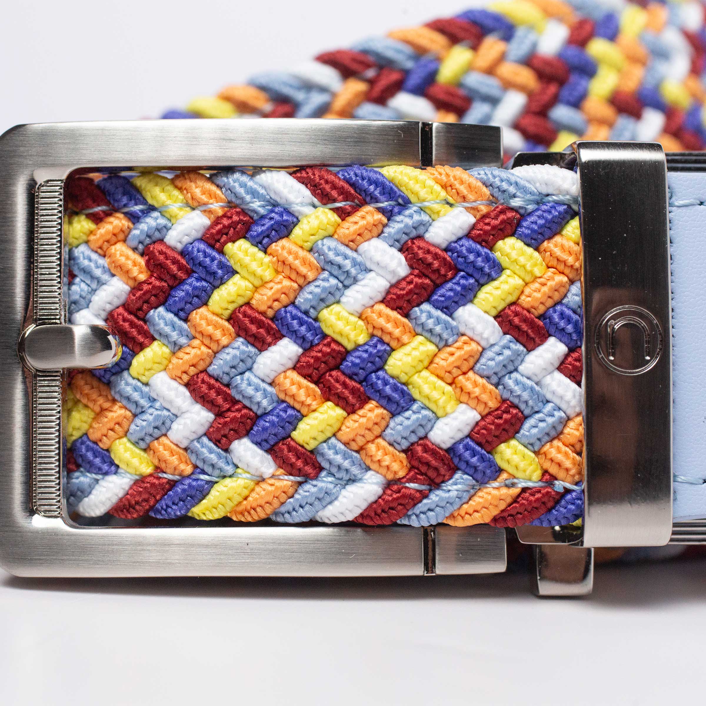 Braided Popcorn Golf Ratchet Belt 1.38" [35mm]