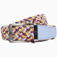 Braided Popcorn Golf Ratchet Belt 1.38" [35mm]